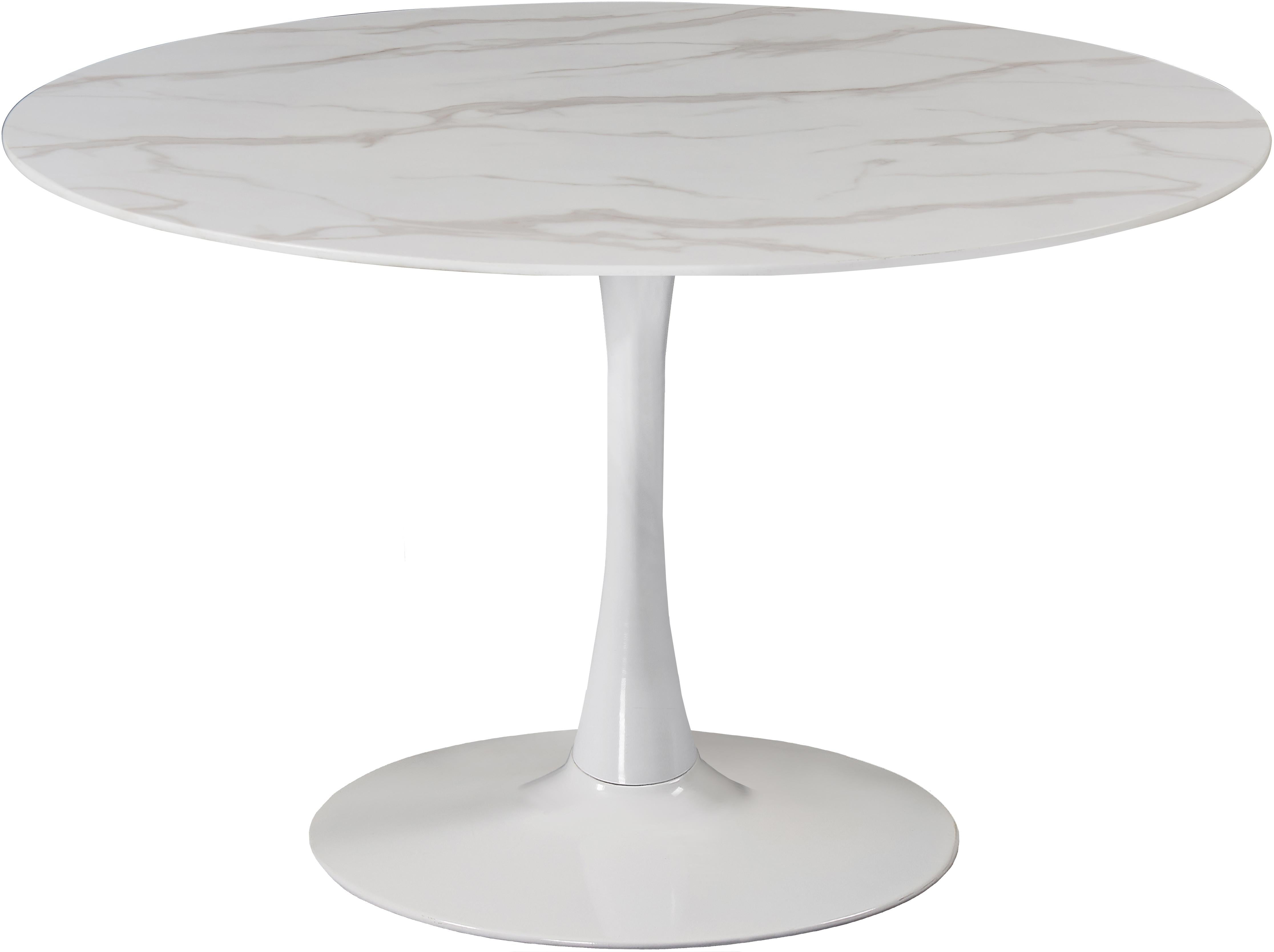 Tulip White Dining Table - Luxury Home Furniture (MI)
