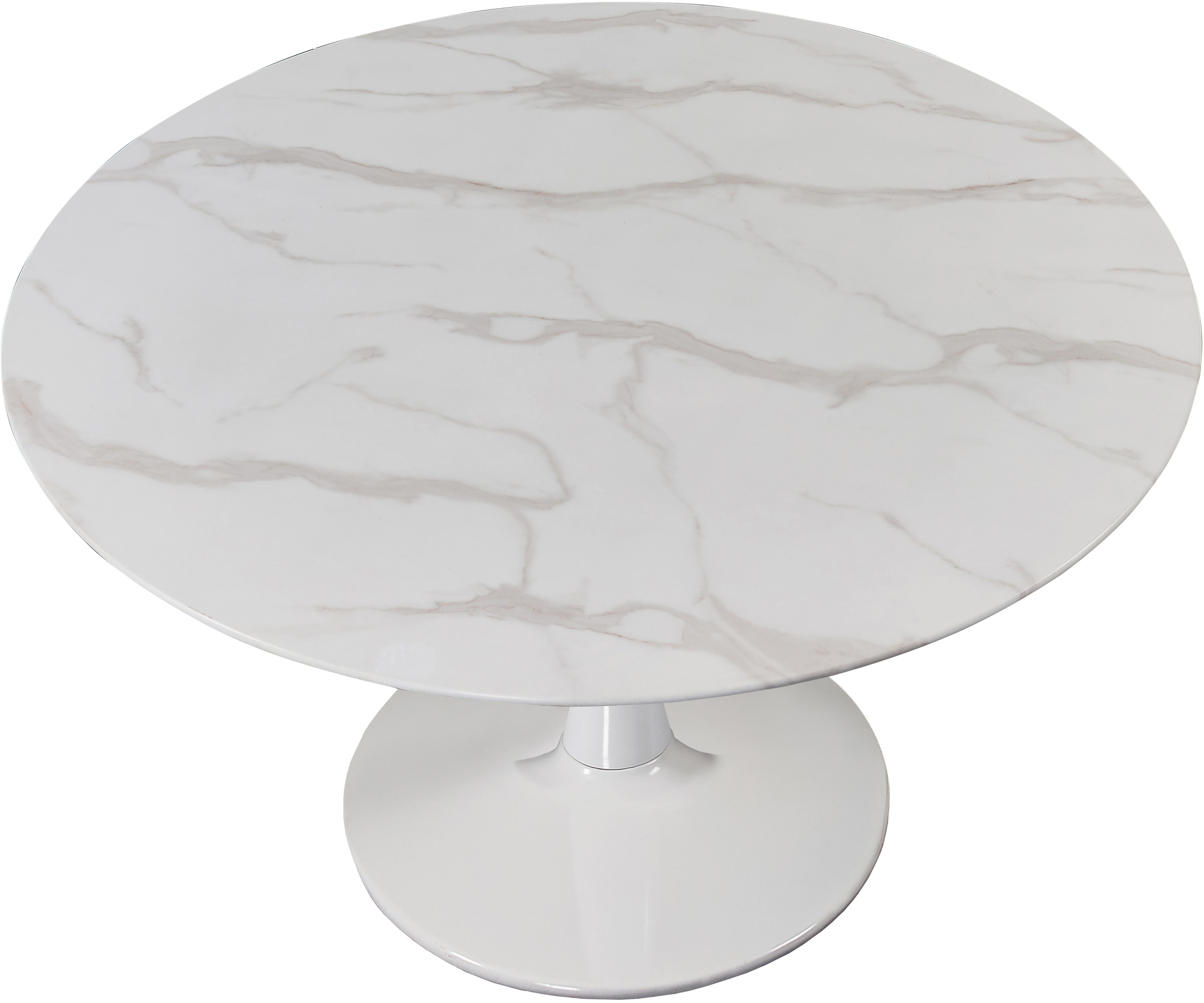 Tulip White Dining Table - Luxury Home Furniture (MI)