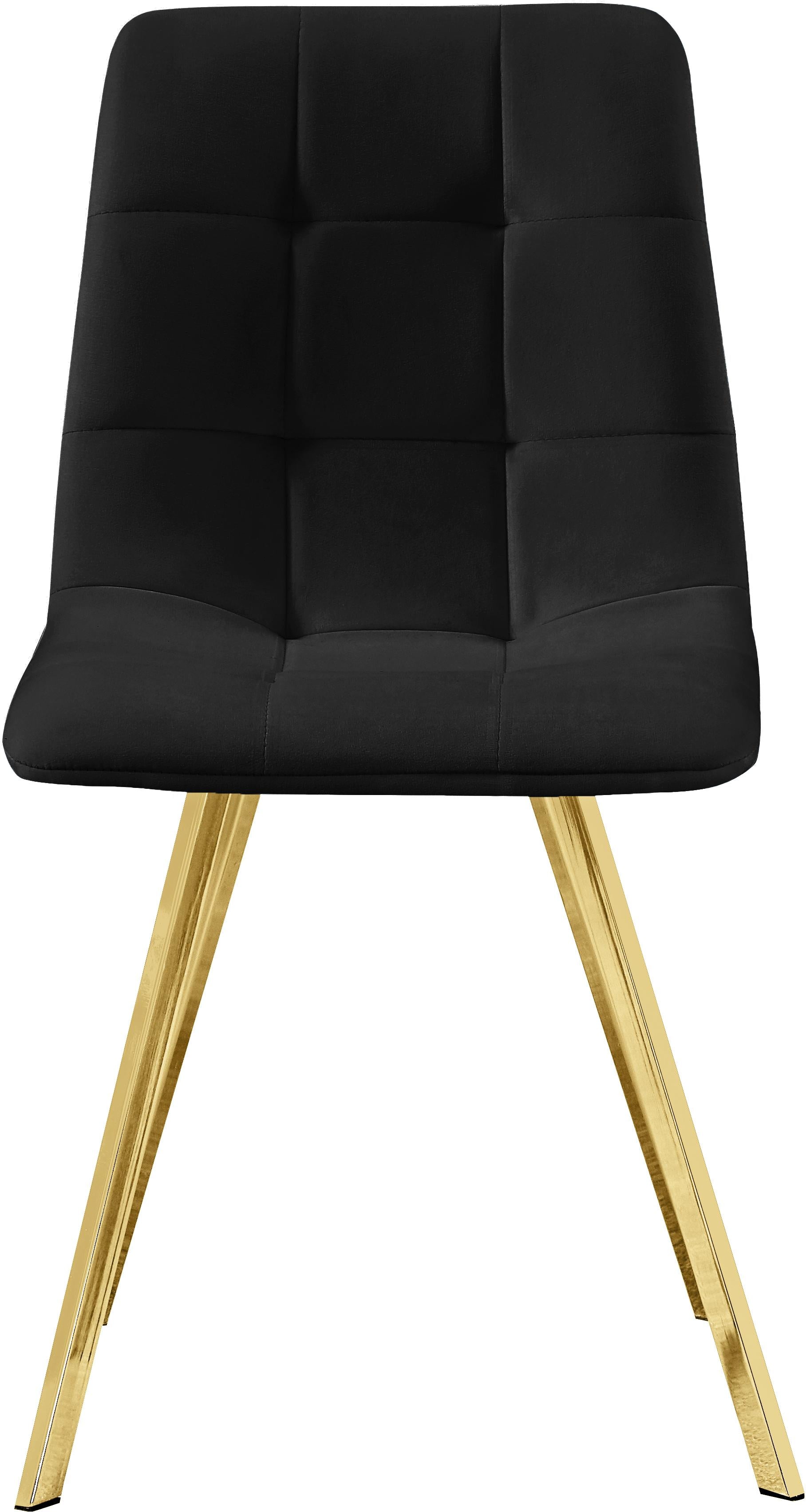 Annie Black Velvet Dining Chair - Luxury Home Furniture (MI)