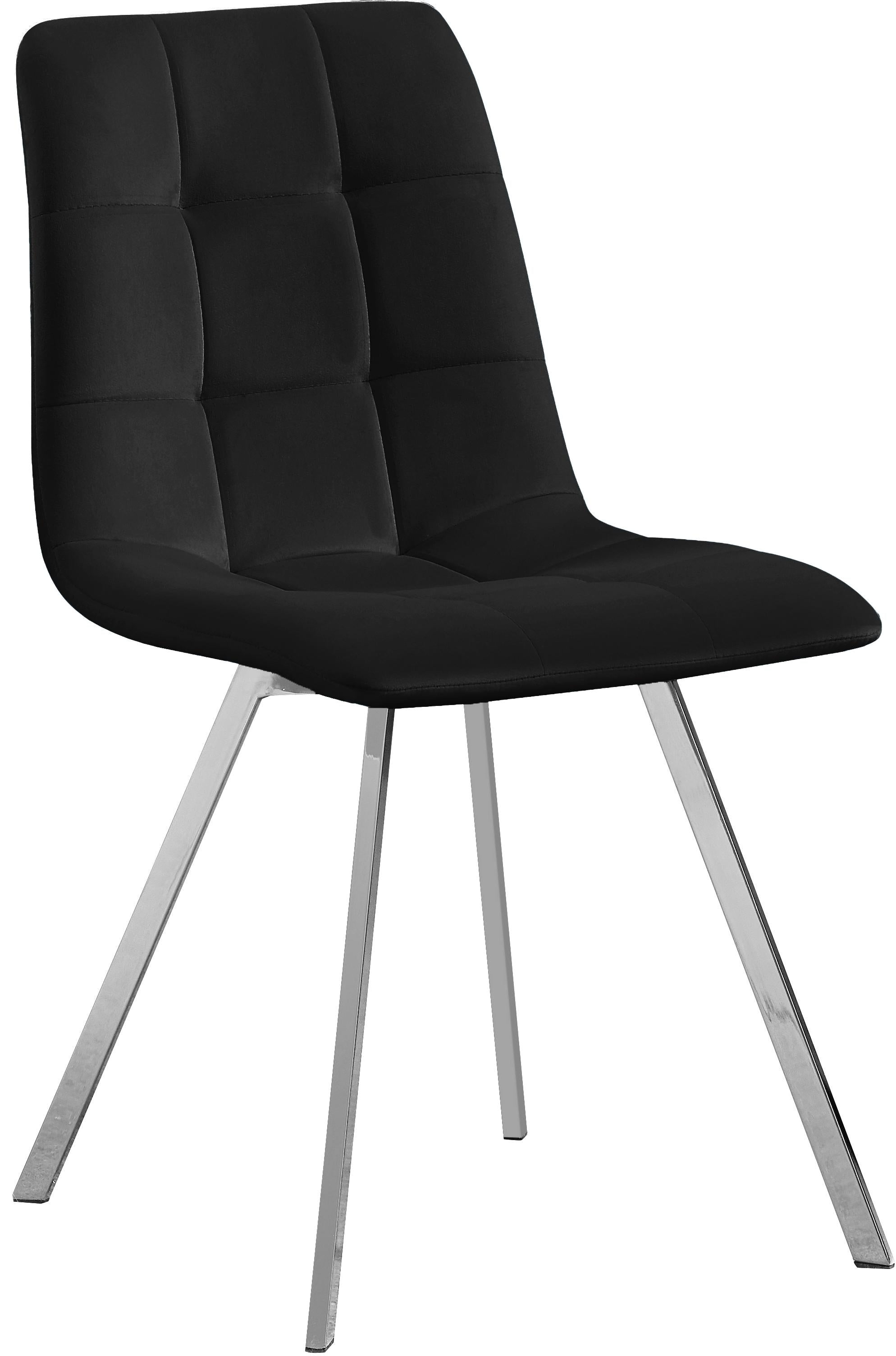 Annie Black Velvet Dining Chair - Luxury Home Furniture (MI)