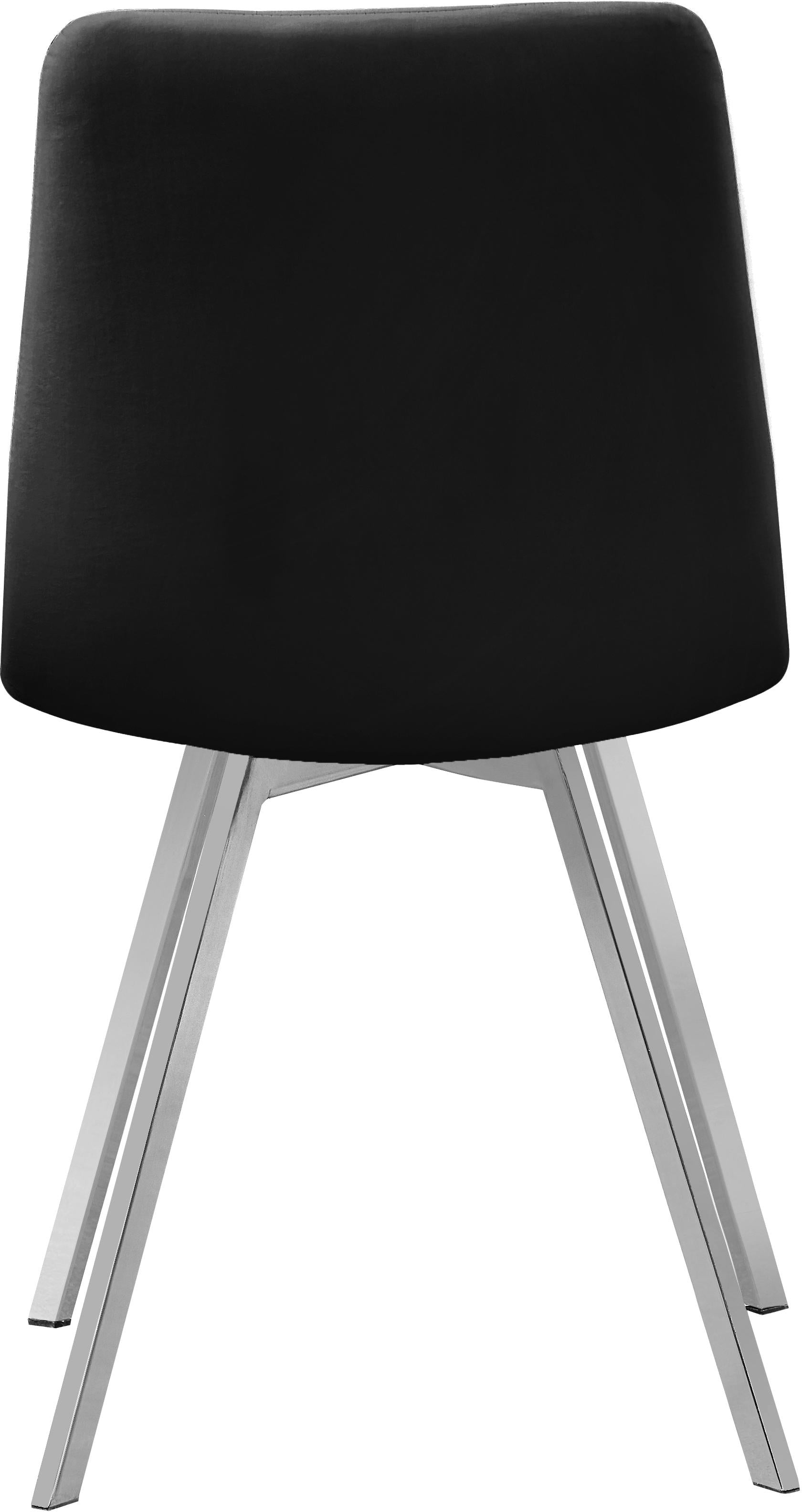Annie Black Velvet Dining Chair - Luxury Home Furniture (MI)