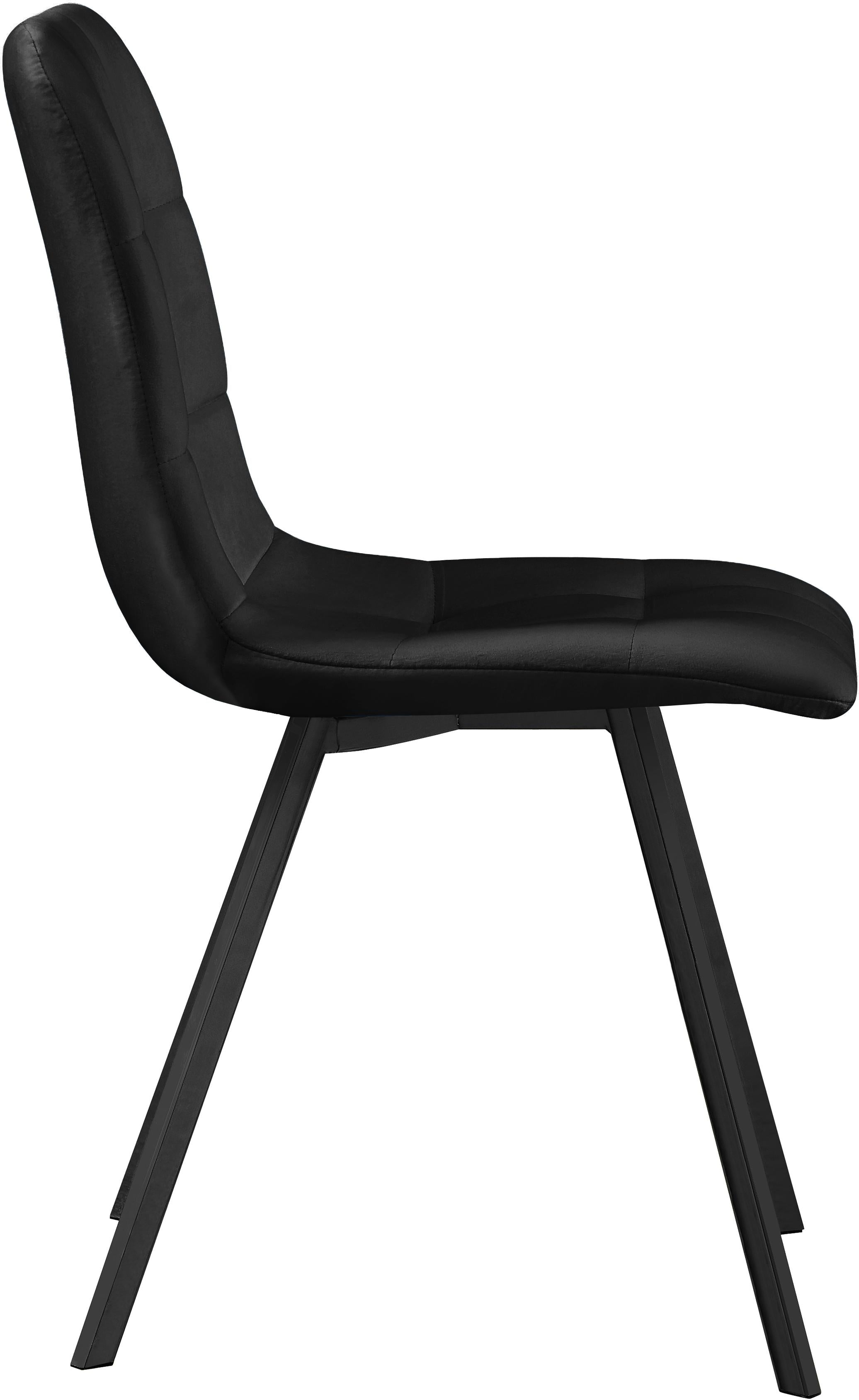 Annie Black Velvet Dining Chair - Luxury Home Furniture (MI)