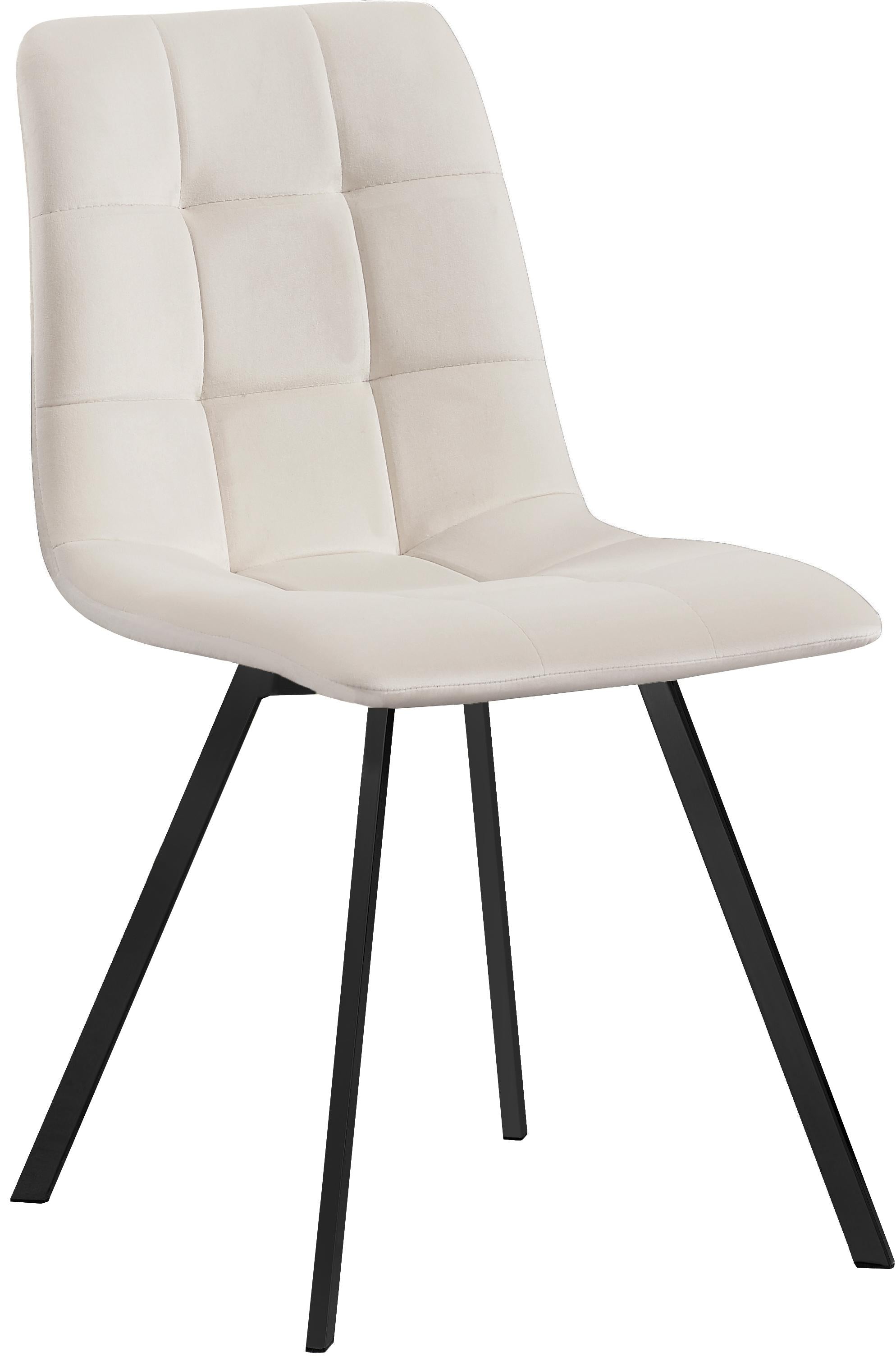 Annie Cream Velvet Dining Chair - Luxury Home Furniture (MI)