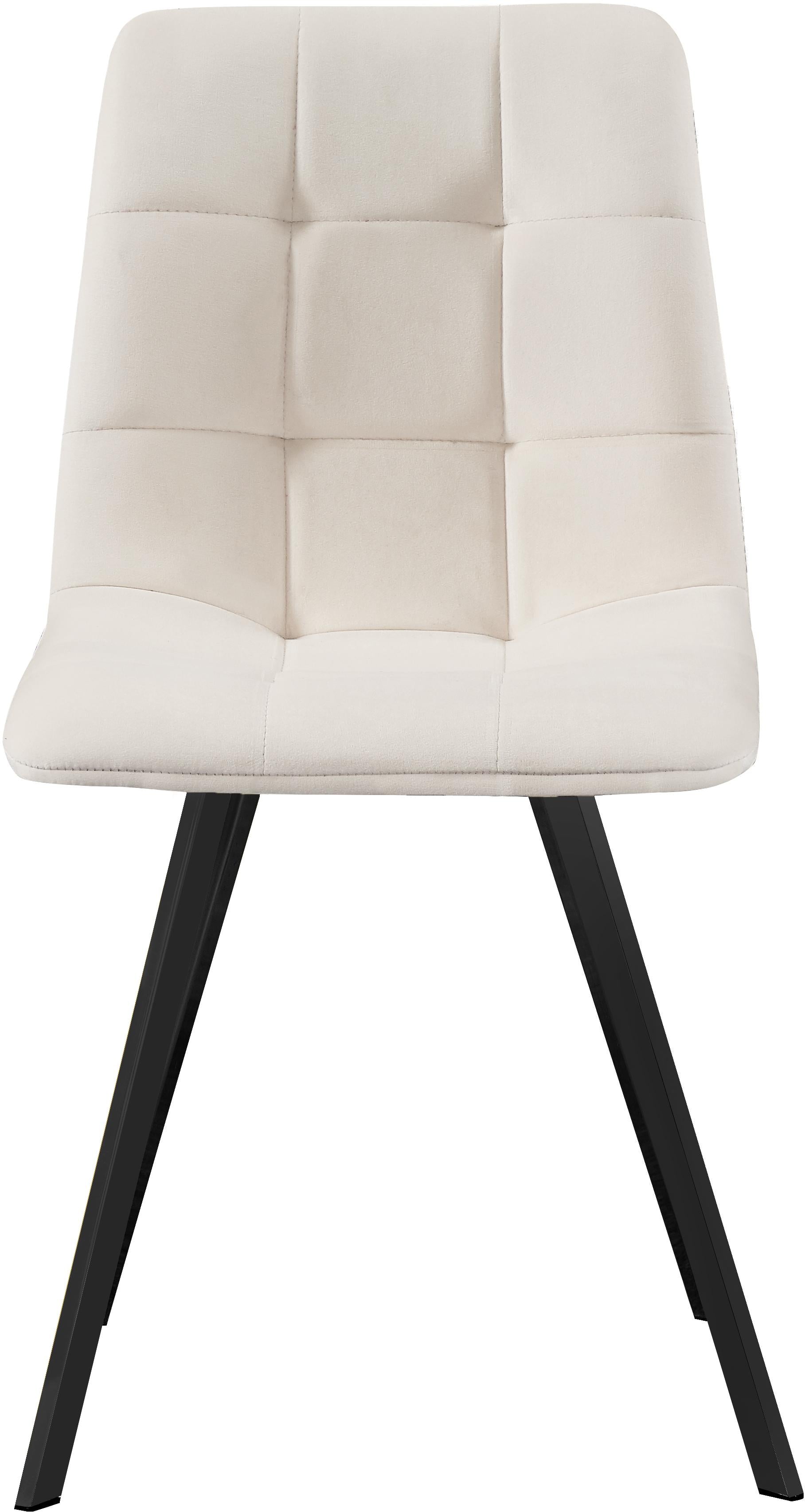 Annie Cream Velvet Dining Chair - Luxury Home Furniture (MI)