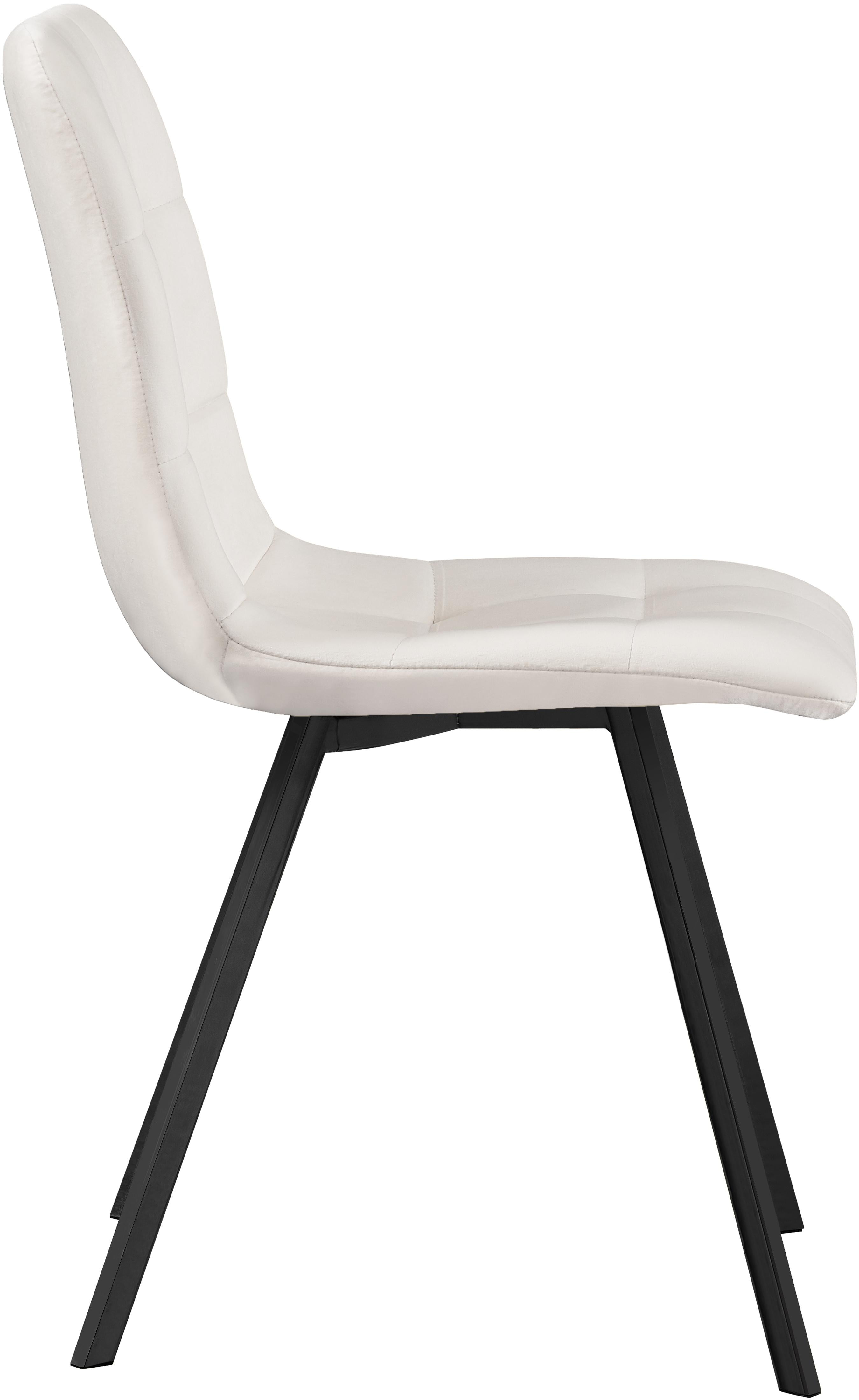 Annie Cream Velvet Dining Chair - Luxury Home Furniture (MI)