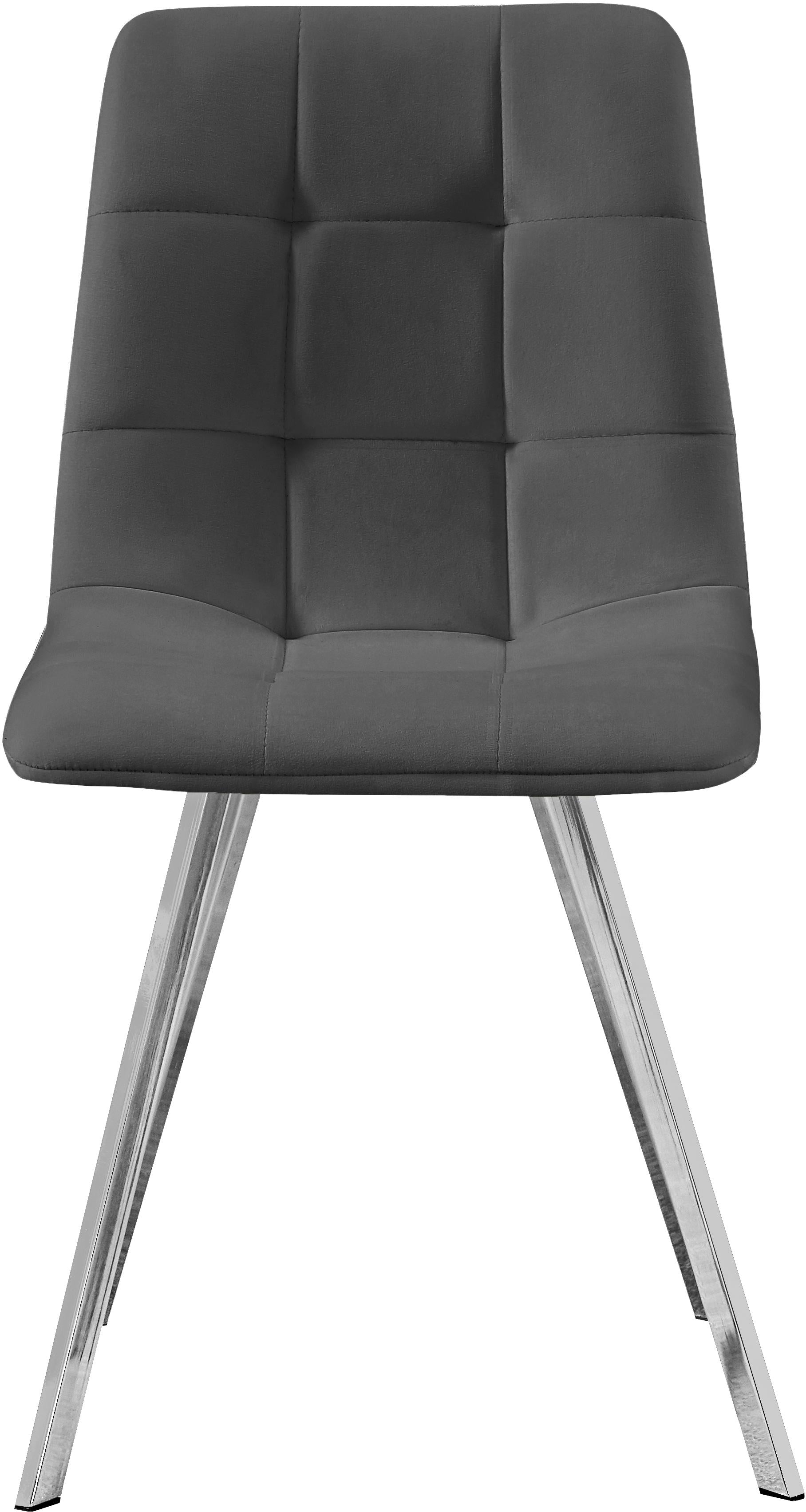 Annie Grey Velvet Dining Chair - Luxury Home Furniture (MI)