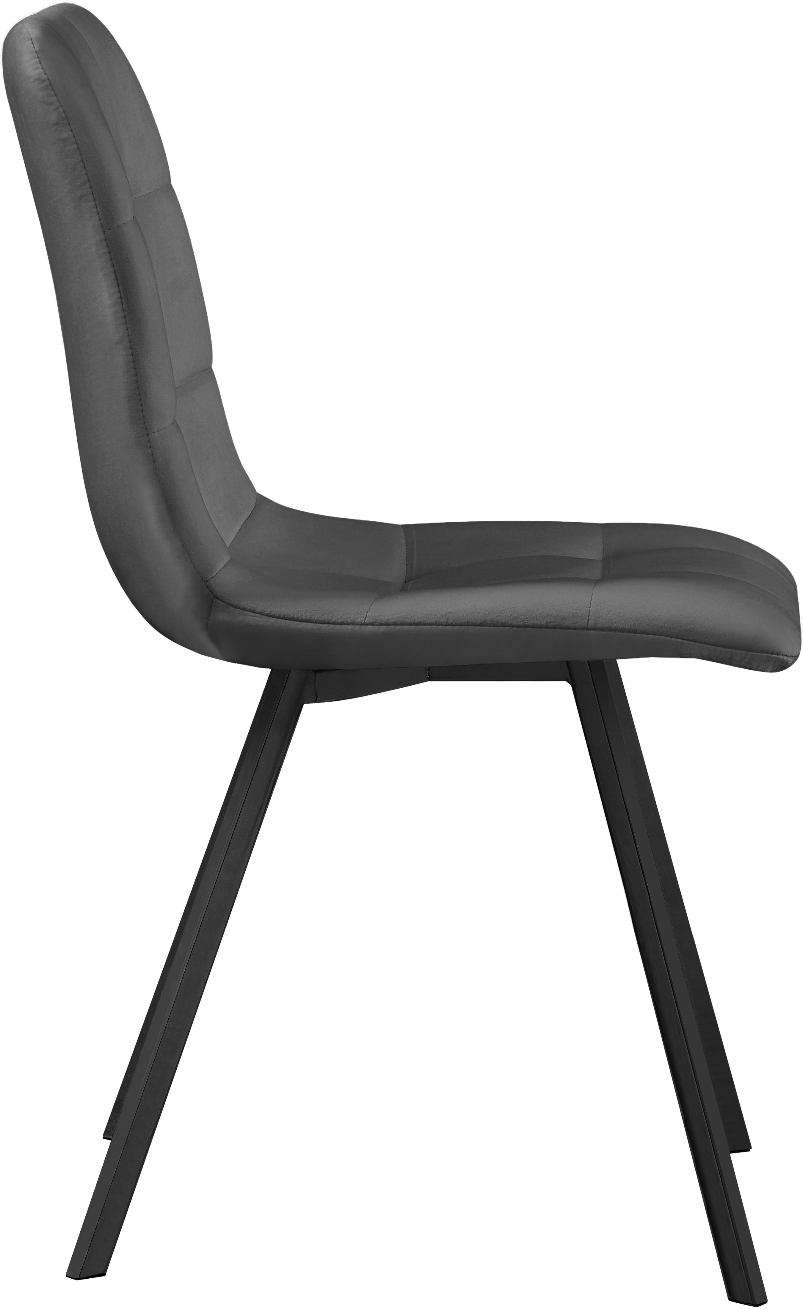 Annie Grey Velvet Dining Chair - Luxury Home Furniture (MI)