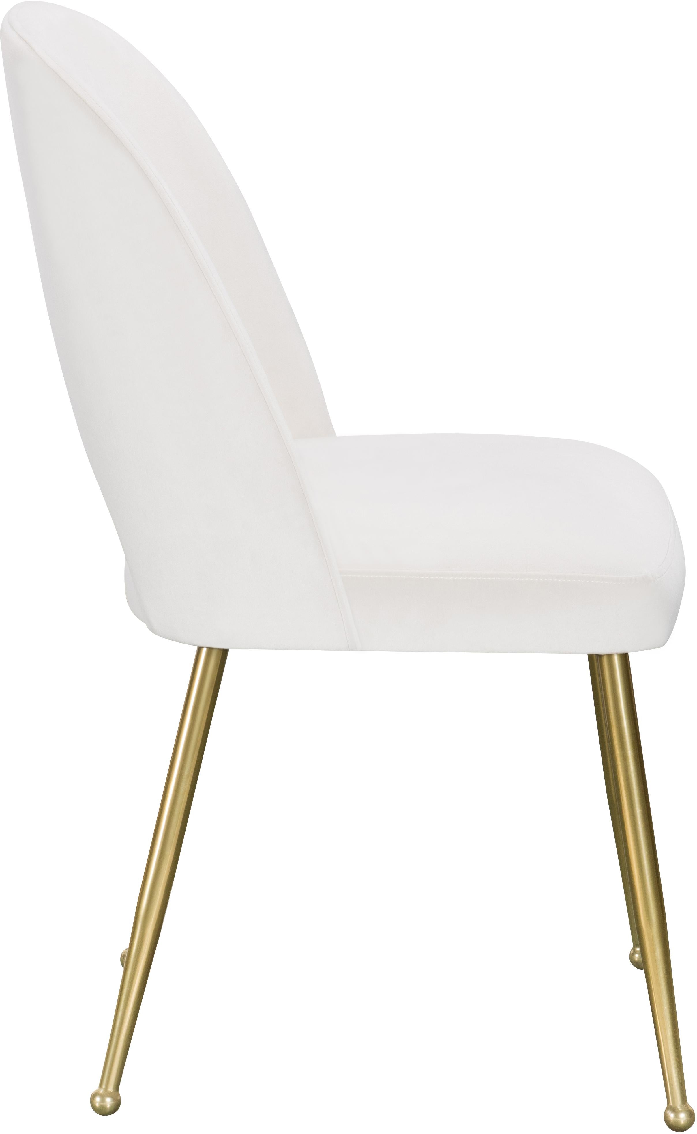 Logan Cream Velvet Dining Chair - Luxury Home Furniture (MI)
