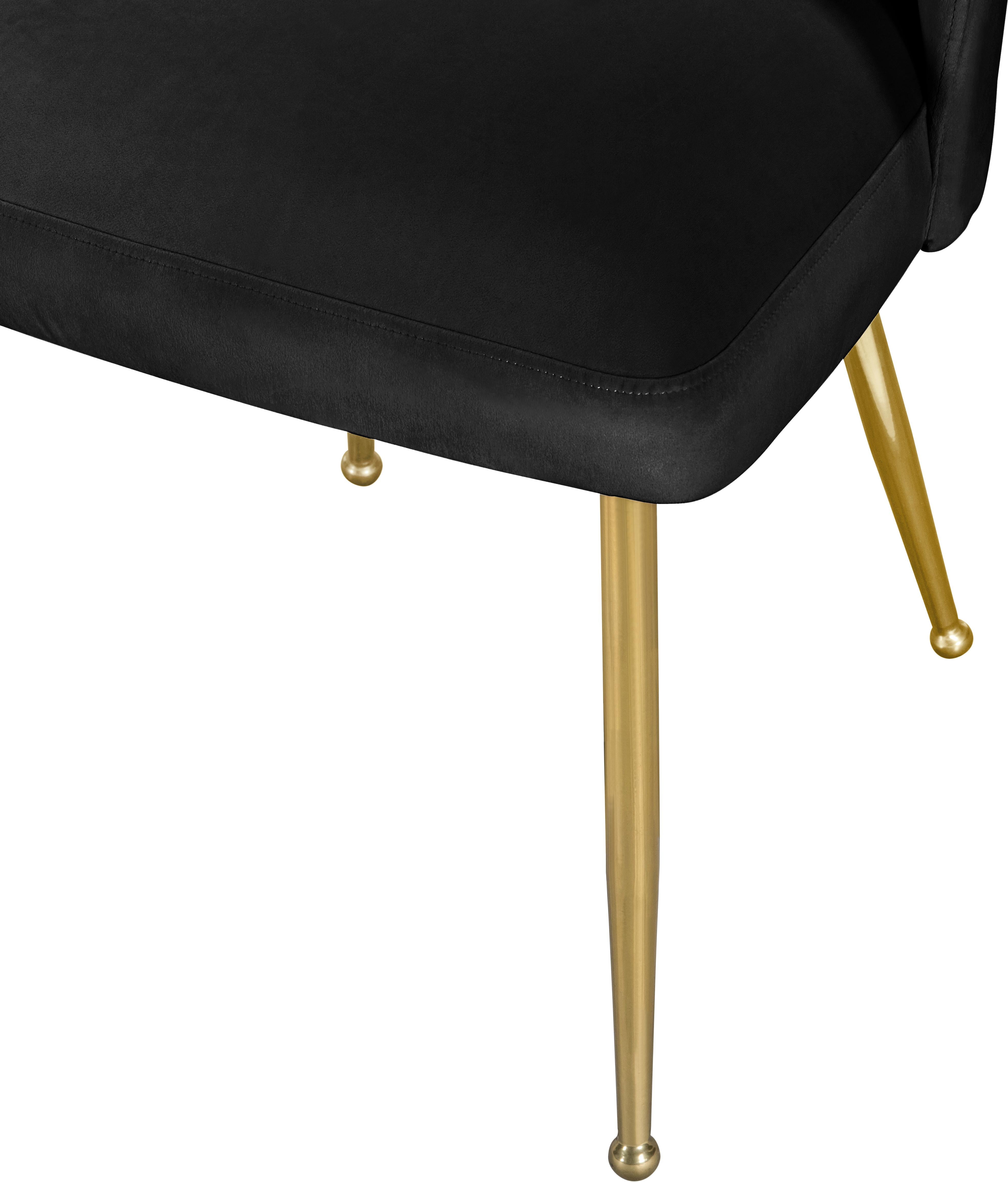 Logan Black Velvet Dining Chair - Luxury Home Furniture (MI)