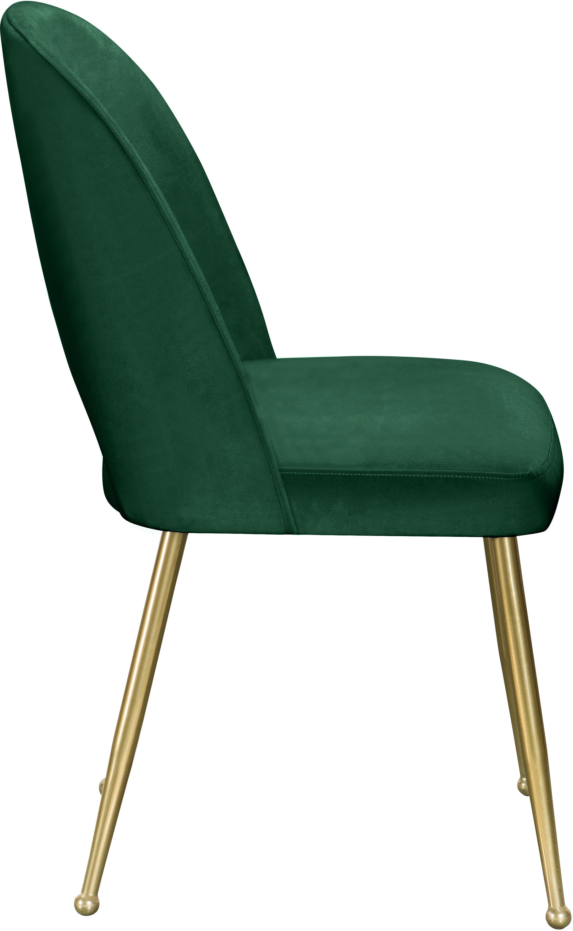 Logan Green Velvet Dining Chair - Luxury Home Furniture (MI)