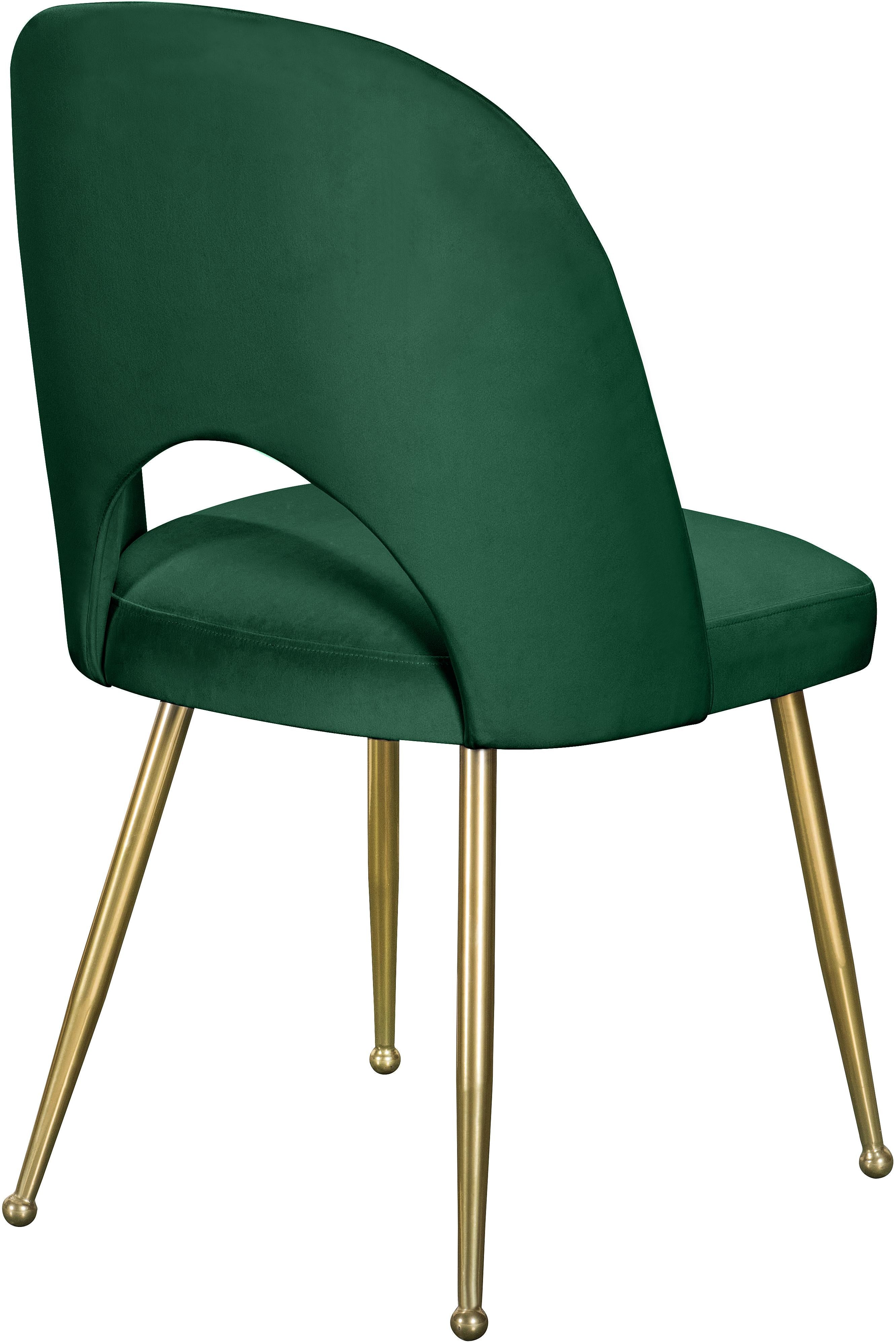 Logan Green Velvet Dining Chair - Luxury Home Furniture (MI)