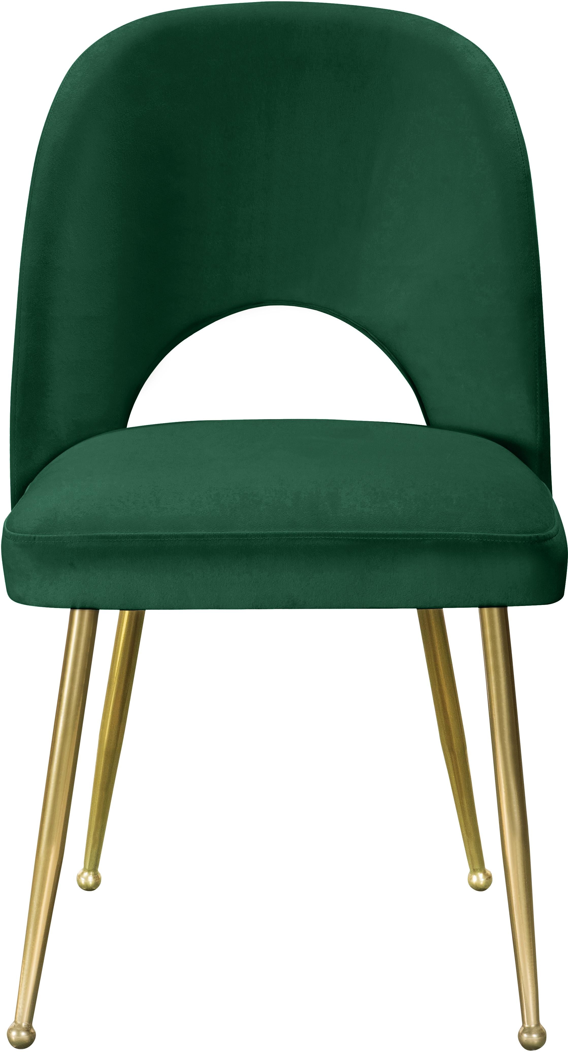 Logan Green Velvet Dining Chair - Luxury Home Furniture (MI)
