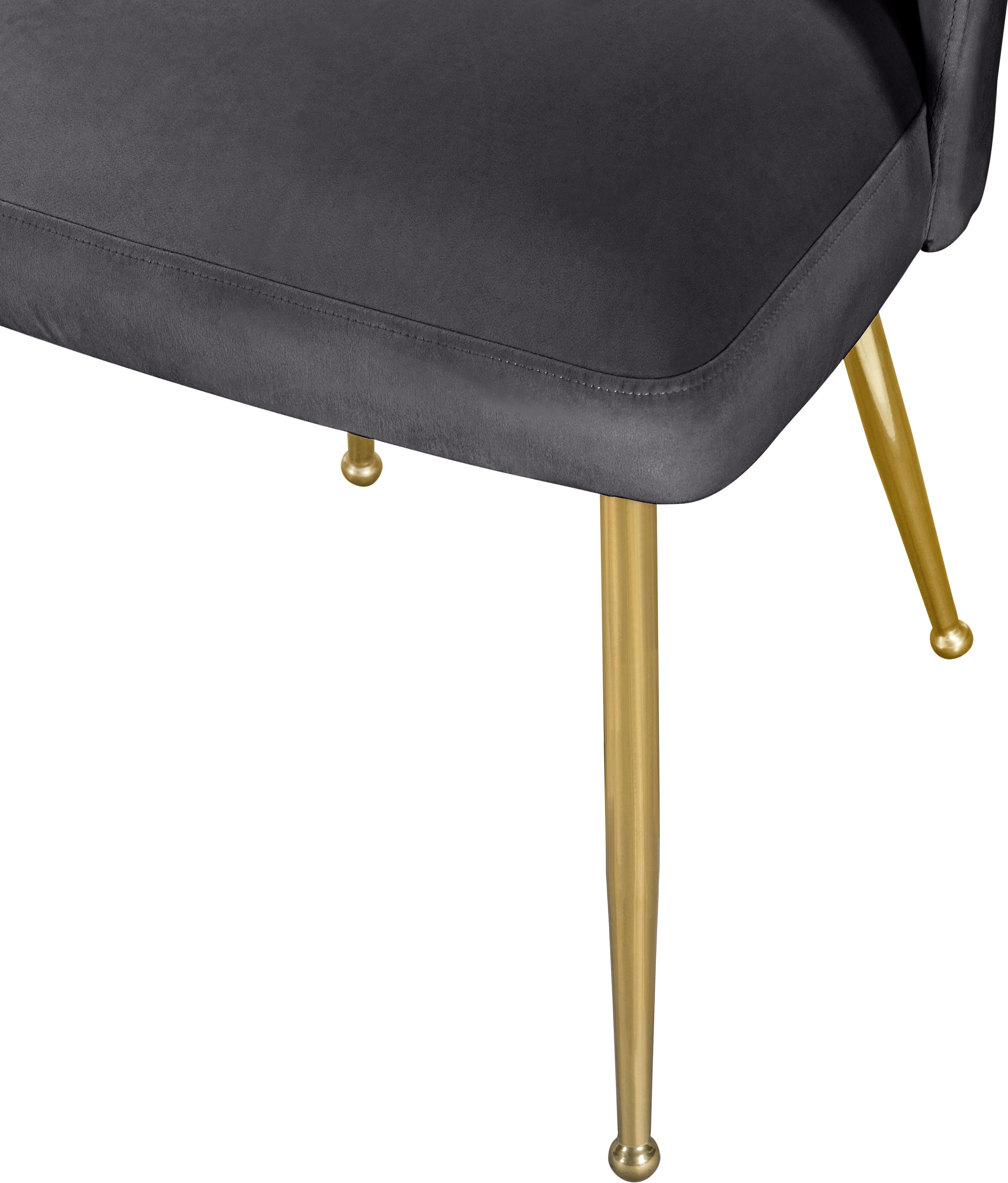 Logan Grey Velvet Dining Chair - Luxury Home Furniture (MI)
