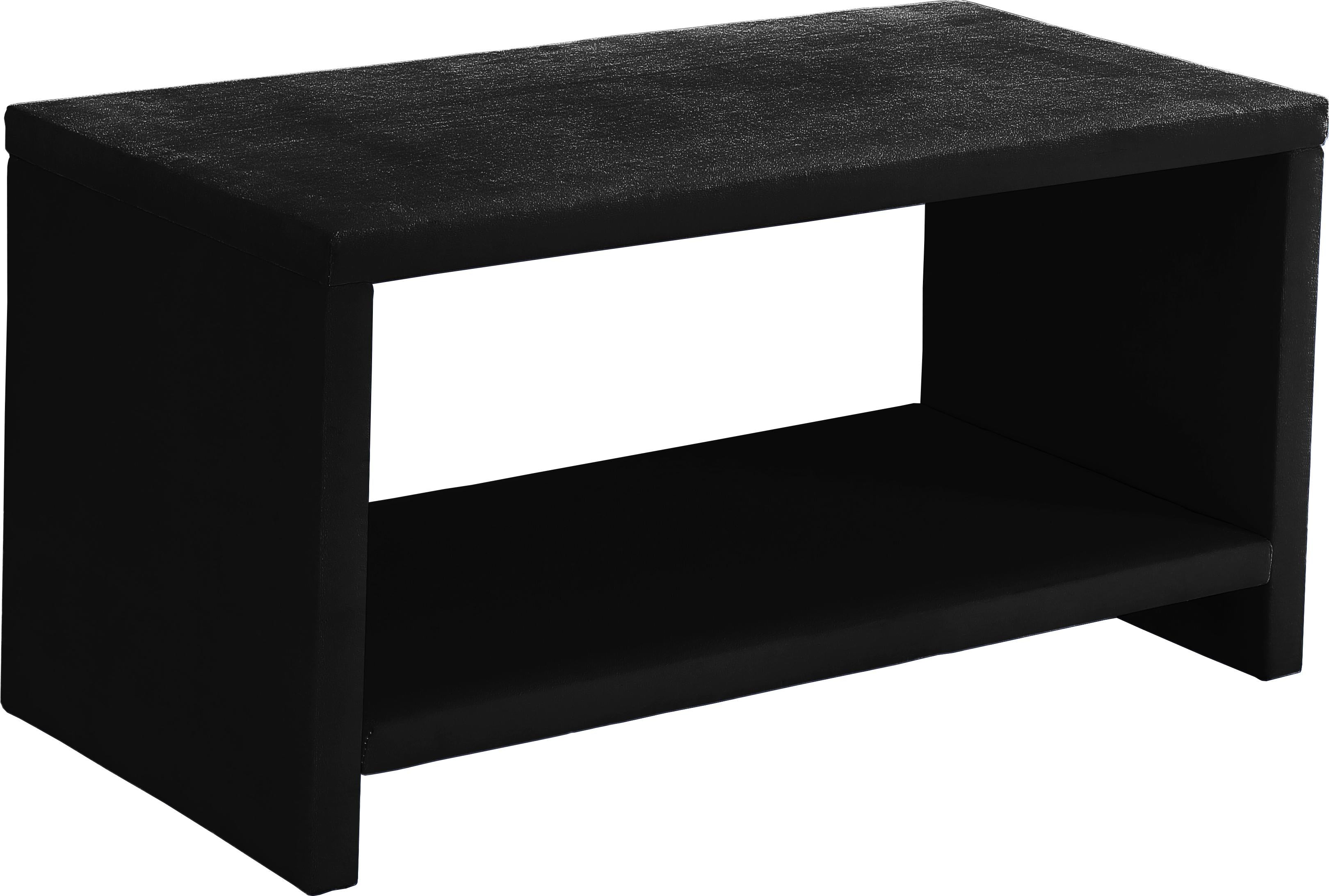 Cleo Black Velvet Night Stand - Luxury Home Furniture (MI)