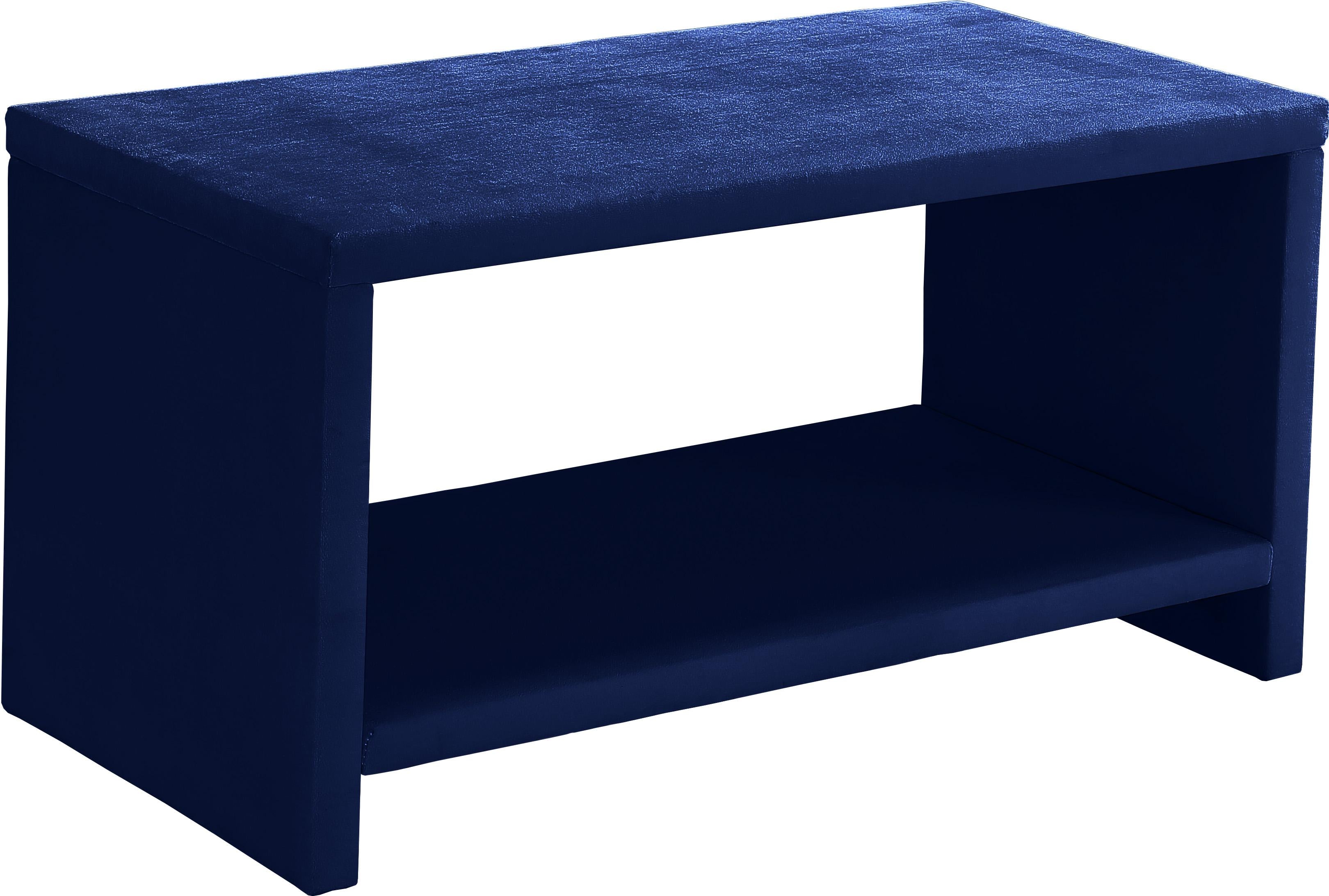 Cleo Navy Velvet Night Stand - Luxury Home Furniture (MI)