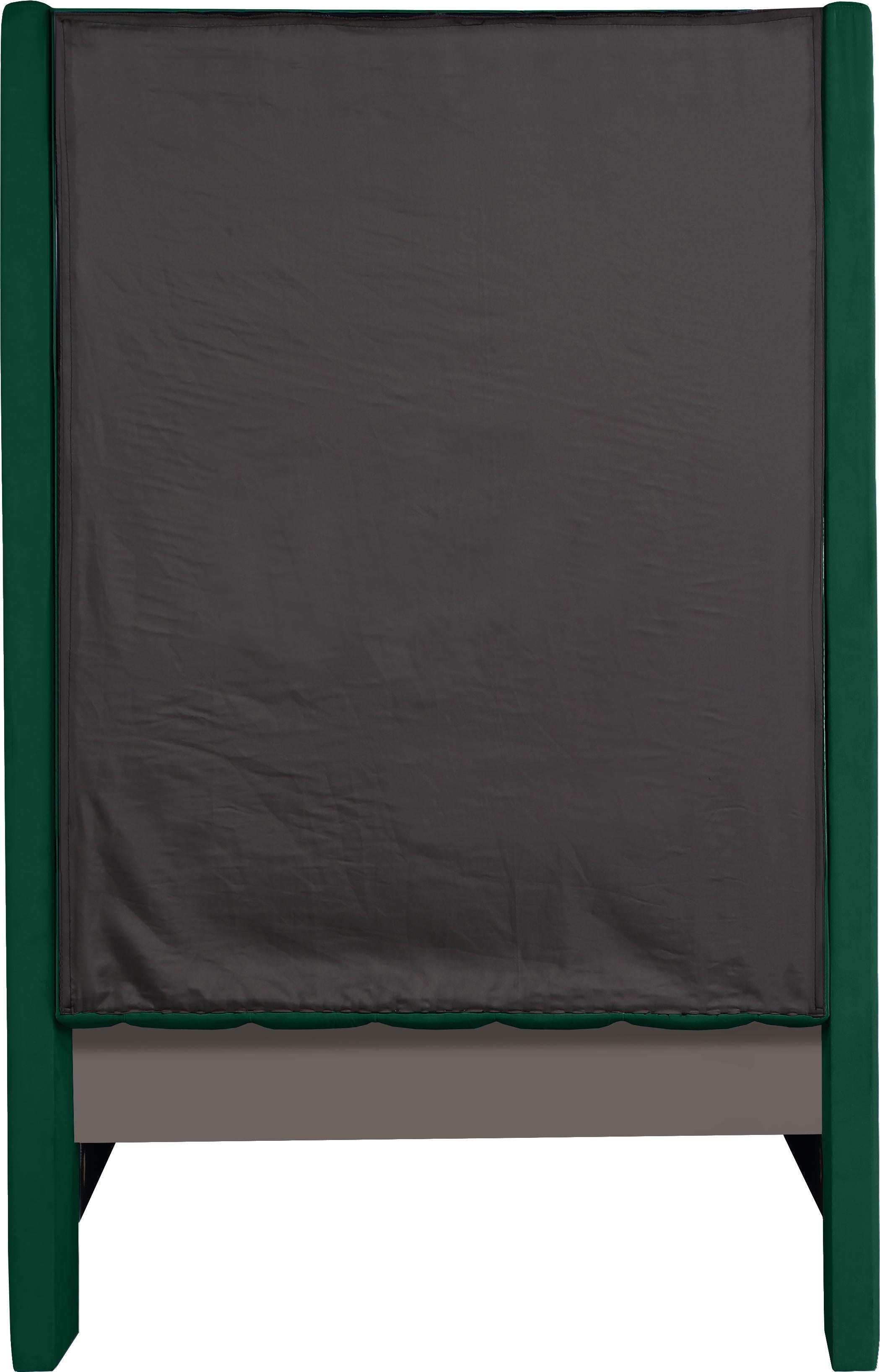 Fritz Green Velvet Twin Bed - Luxury Home Furniture (MI)