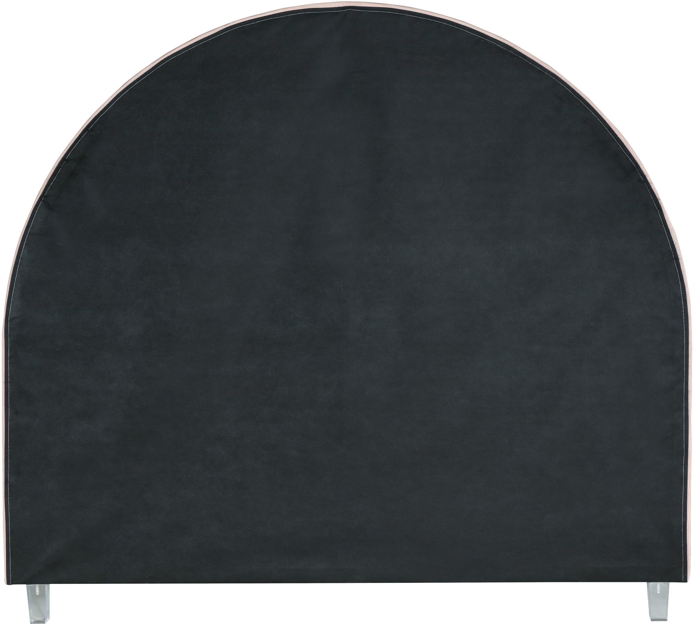 Rainbow Pink Velvet Queen Bed - Luxury Home Furniture (MI)