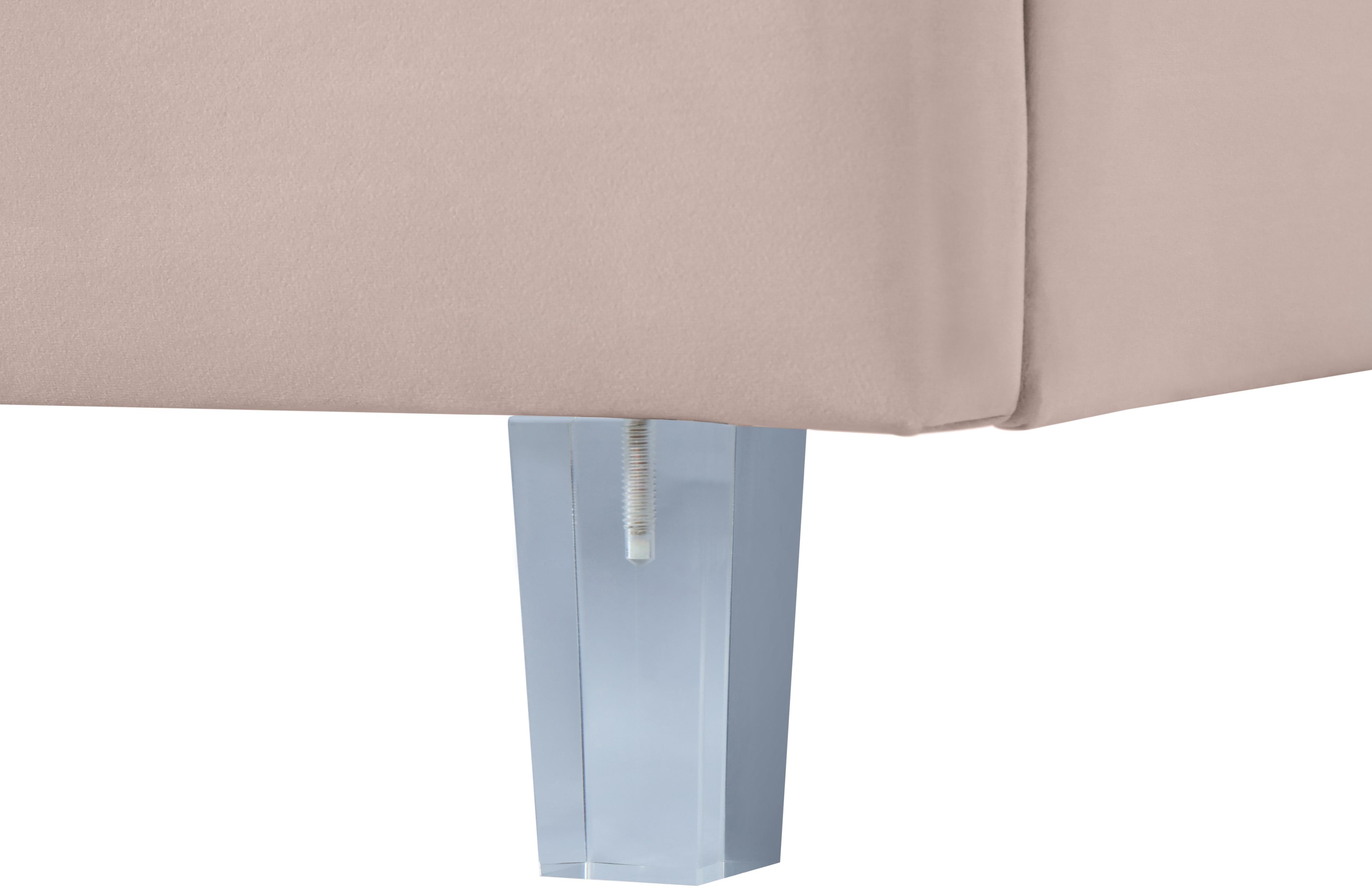 Rainbow Pink Velvet Queen Bed - Luxury Home Furniture (MI)