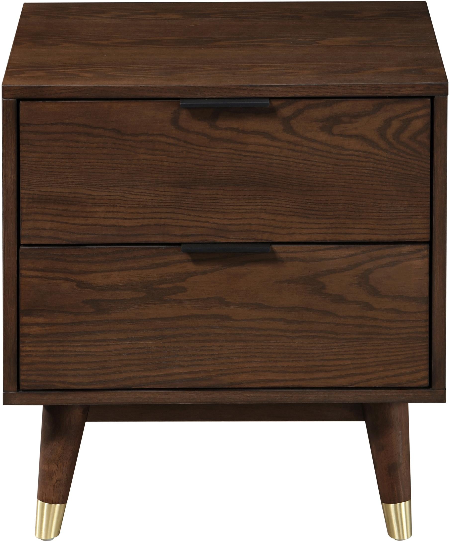 Vance Walnut Night Stand - Luxury Home Furniture (MI)