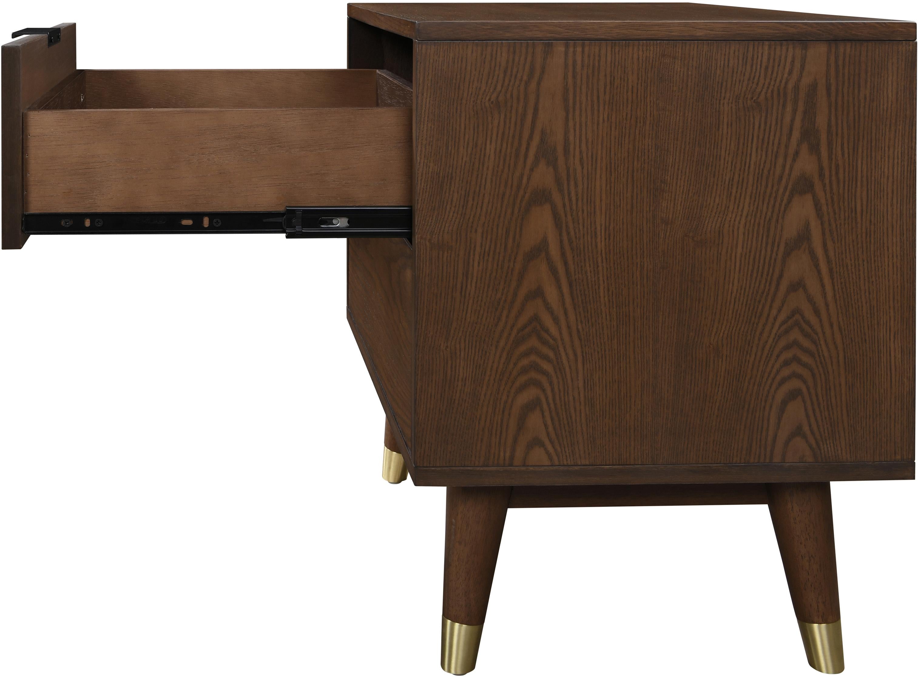 Vance Walnut Night Stand - Luxury Home Furniture (MI)