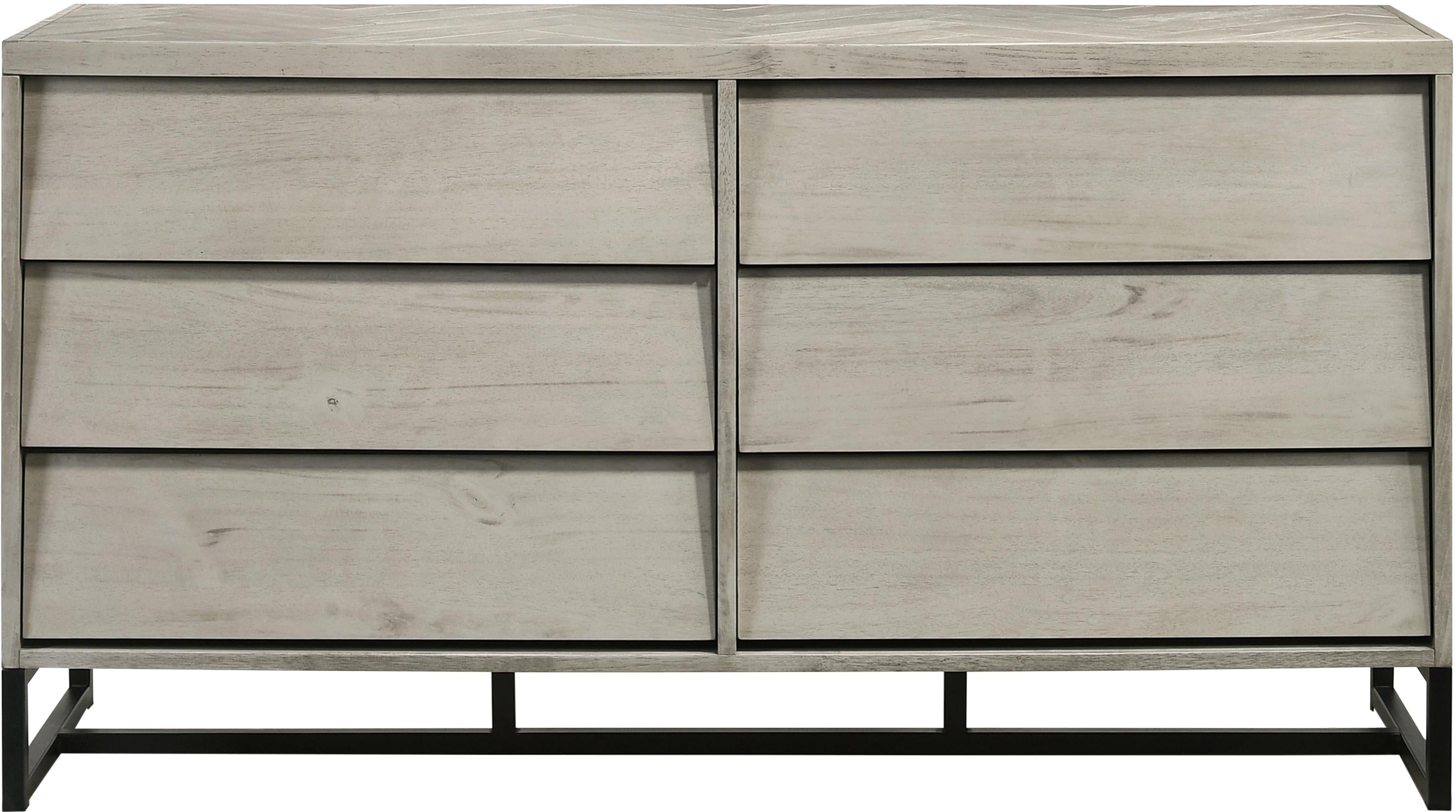 Weston Grey Stone Dresser - Luxury Home Furniture (MI)