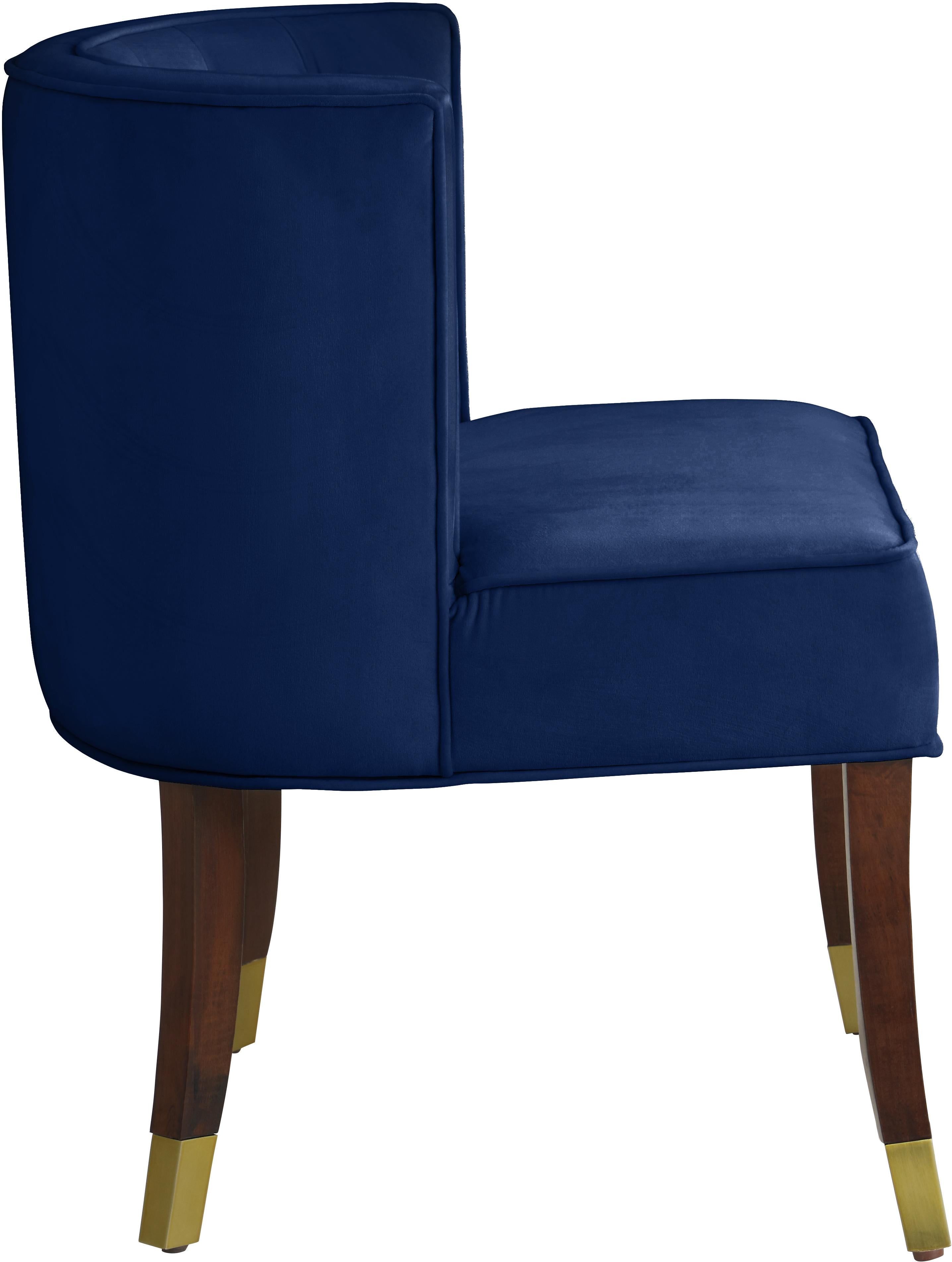 Perry Navy Velvet Dining Chair - Luxury Home Furniture (MI)