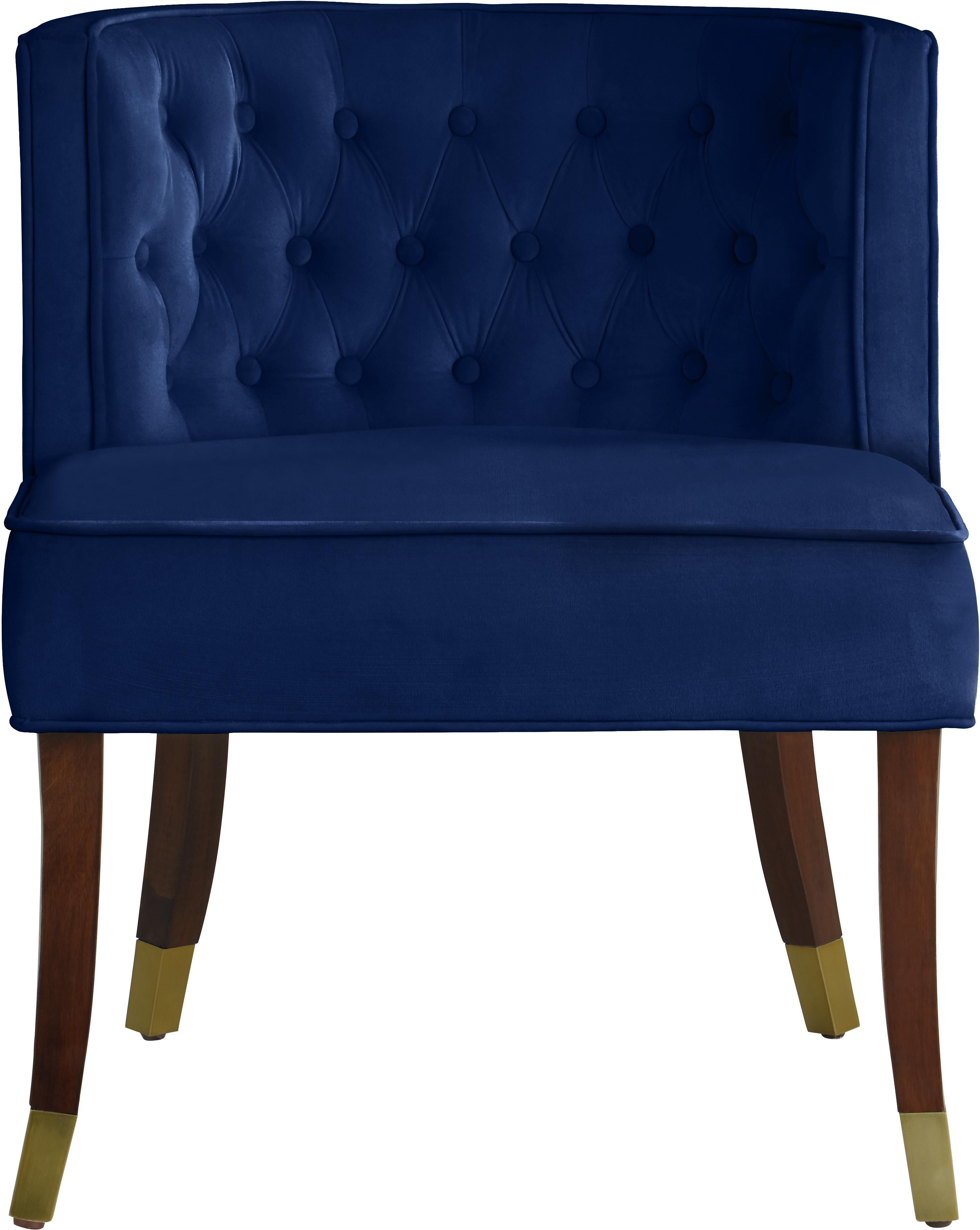Perry Navy Velvet Dining Chair - Luxury Home Furniture (MI)