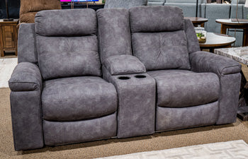 Brysonview Reclining Loveseat with Console - Luxury Home Furniture (MI)