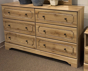 Aleaport Dresser and Mirror - Luxury Home Furniture (MI)