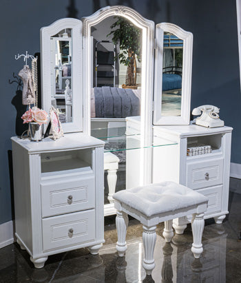 Kozlani Vanity with Mirror - Luxury Home Furniture (MI)
