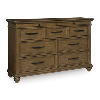 Karallin Dresser and Mirror - Luxury Home Furniture (MI)