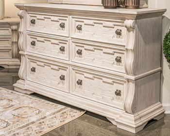Bruchandi Dresser and Mirror - Luxury Home Furniture (MI)