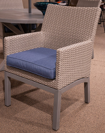 Half Moon Beach Outdoor Arm Chair with Cushion (Set of 2) - Luxury Home Furniture (MI)