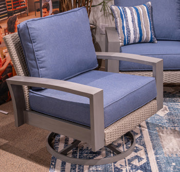 Half Moon Beach Outdoor Swivel Lounge Chair with Cushion - Luxury Home Furniture (MI)