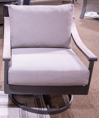 Ocean Beach Outdoor Swivel Lounge with Cushion - Luxury Home Furniture (MI)