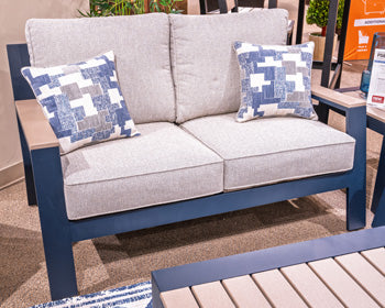 East Beach Outdoor Loveseat with Cushion - Luxury Home Furniture (MI)
