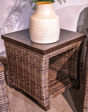 Monterey Point Outdoor End Table - Luxury Home Furniture (MI)