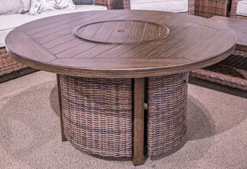 Monterey Point Outdoor Fire Pit Table - Luxury Home Furniture (MI)