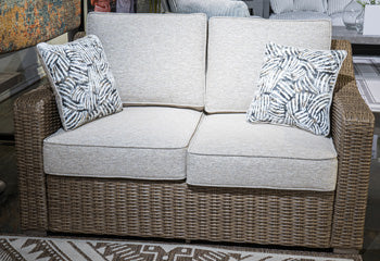 Laguna Heights Outdoor Loveseat with Cushion - Luxury Home Furniture (MI)
