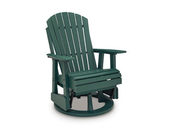 Shell Beach Outdoor Swivel Glider Chair - Luxury Home Furniture (MI)