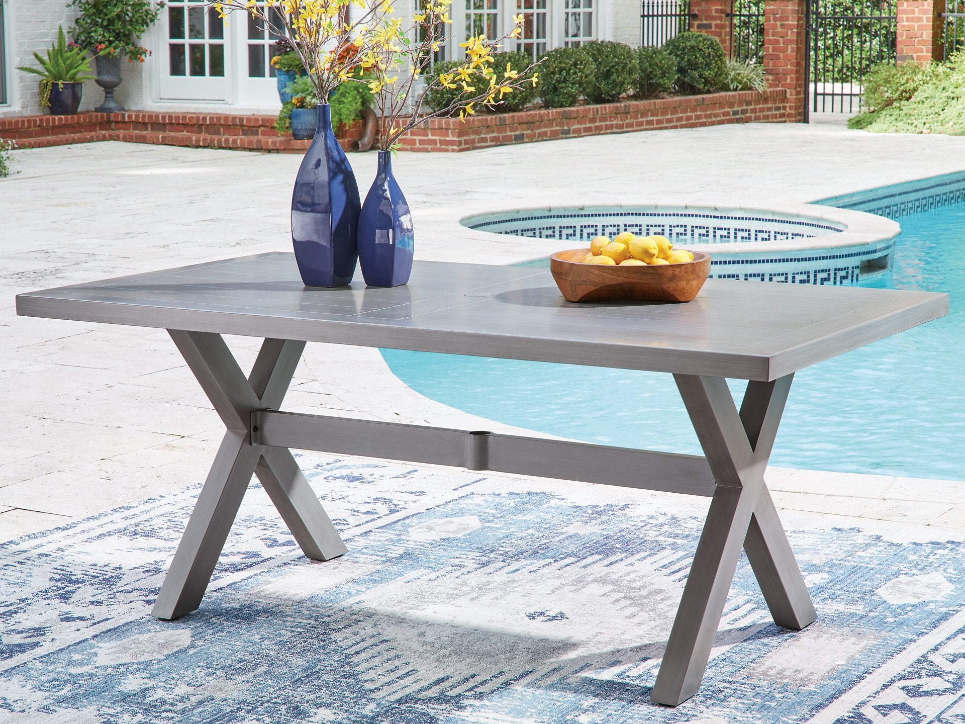 Half Moon Beach Outdoor Dining Table - Luxury Home Furniture (MI)