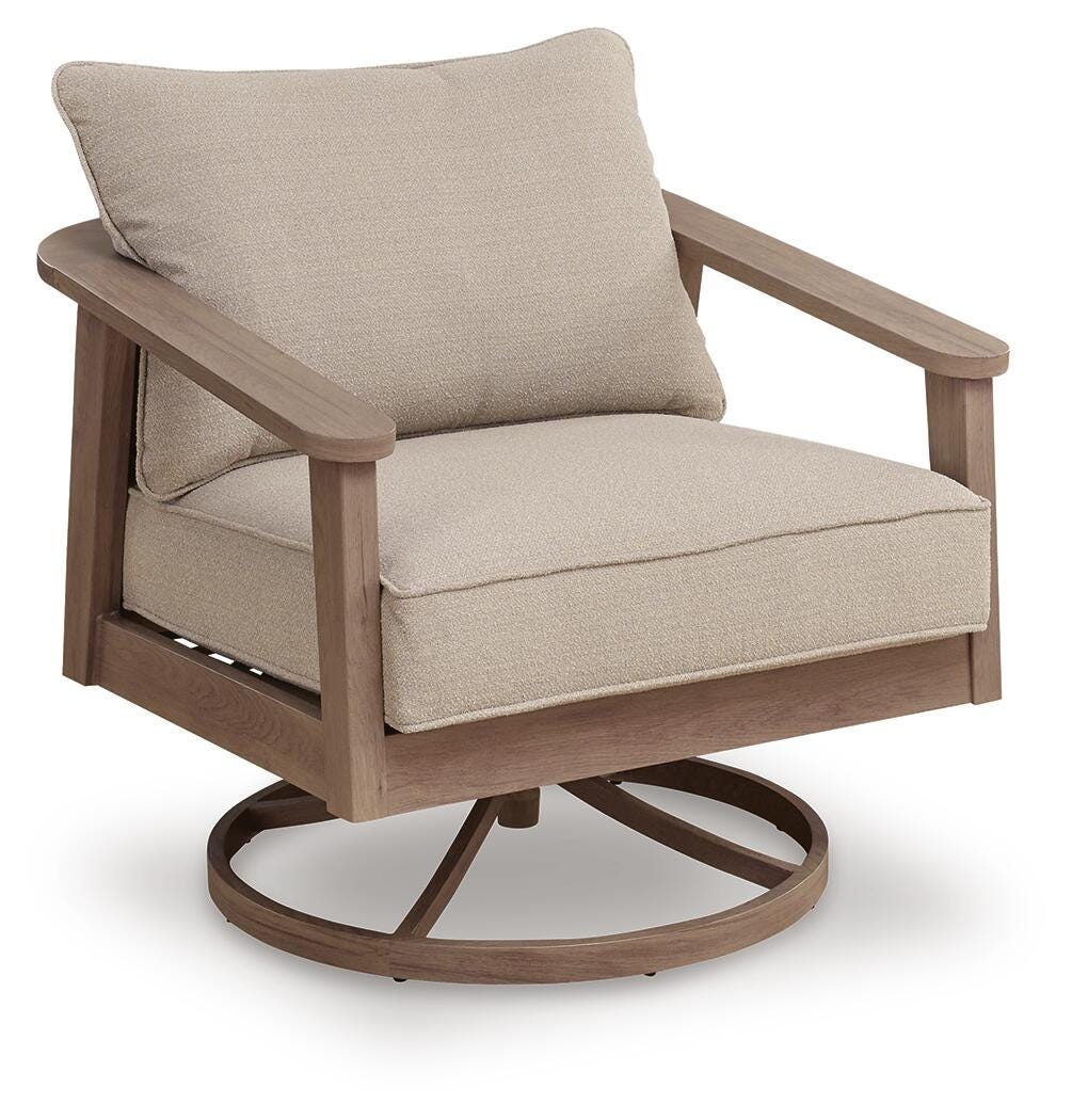Harmony Headlands Outdoor Swivel Lounge with Cushion - Luxury Home Furniture (MI)