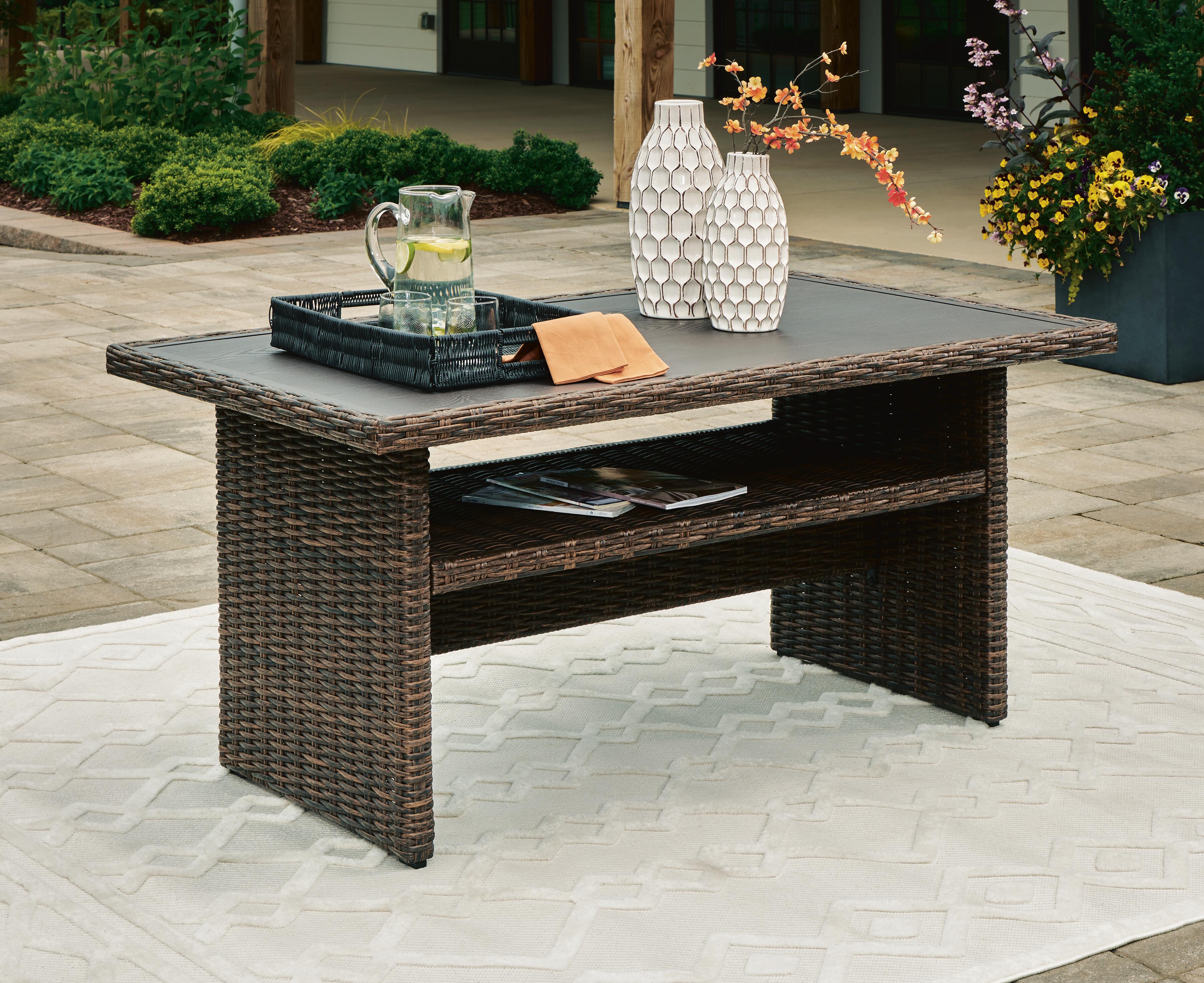 Brook Ranch Outdoor Multi-use Table - Luxury Home Furniture (MI)