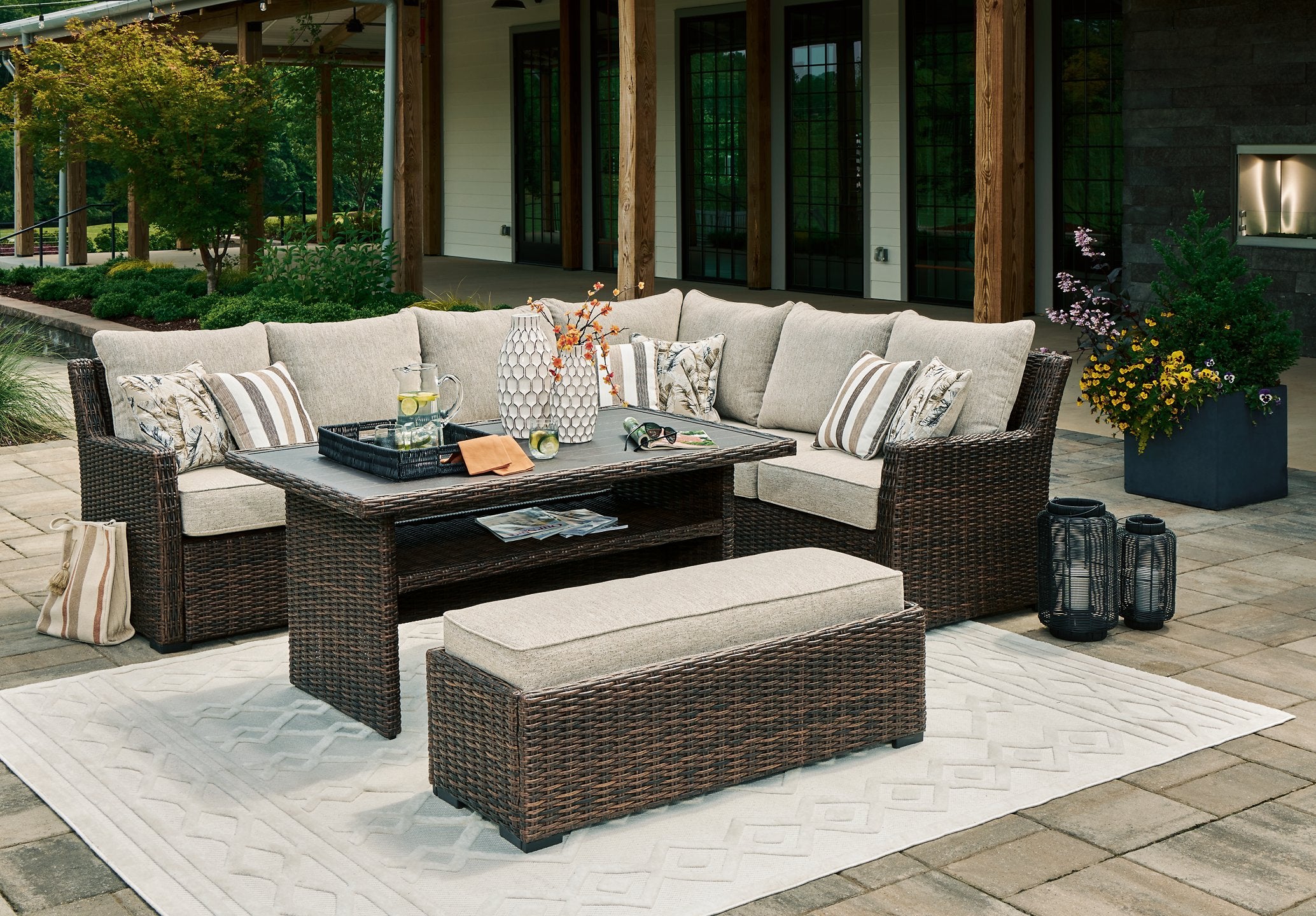 Brook Ranch Outdoor Package - Luxury Home Furniture (MI)