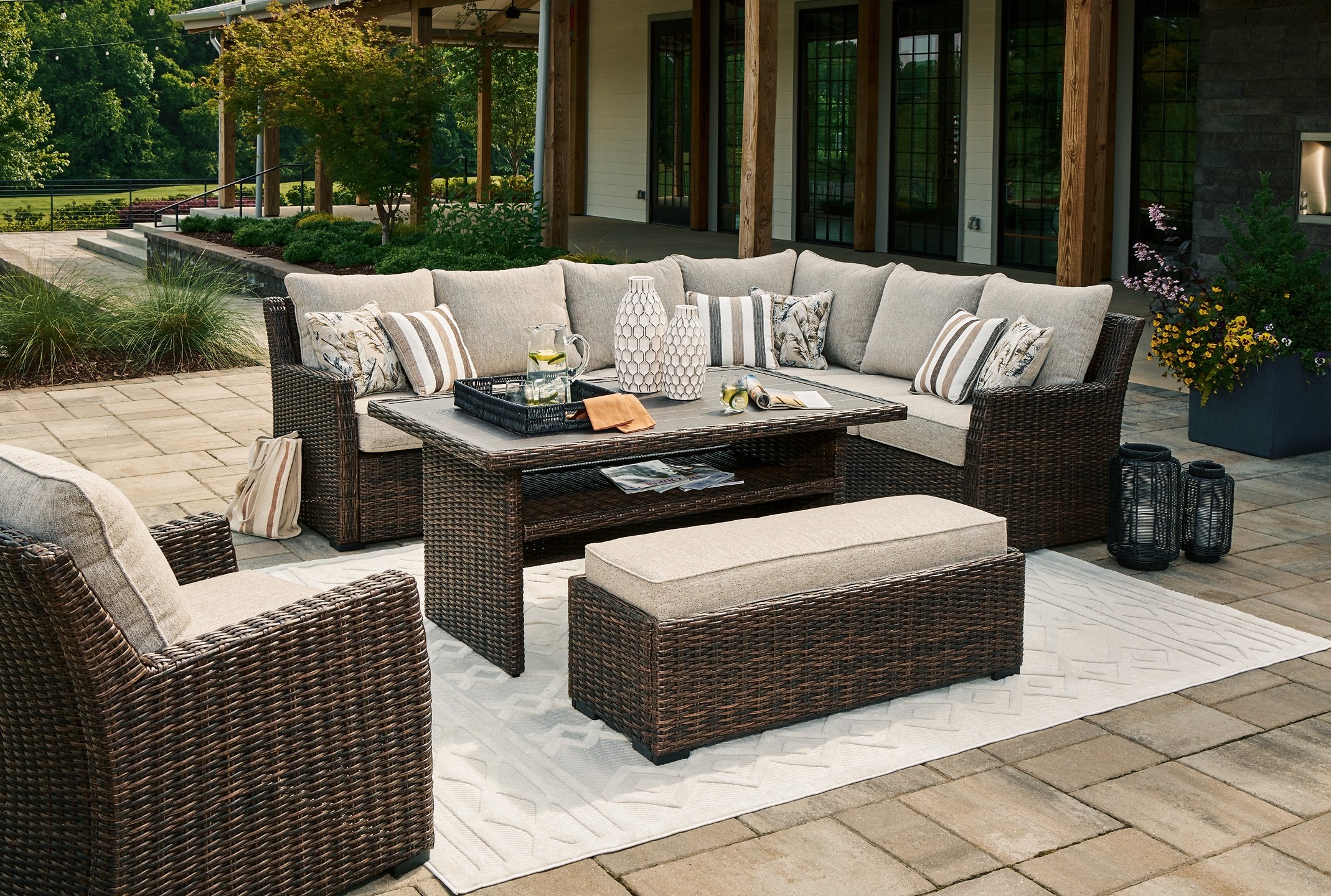 Brook Ranch Outdoor Package - Luxury Home Furniture (MI)