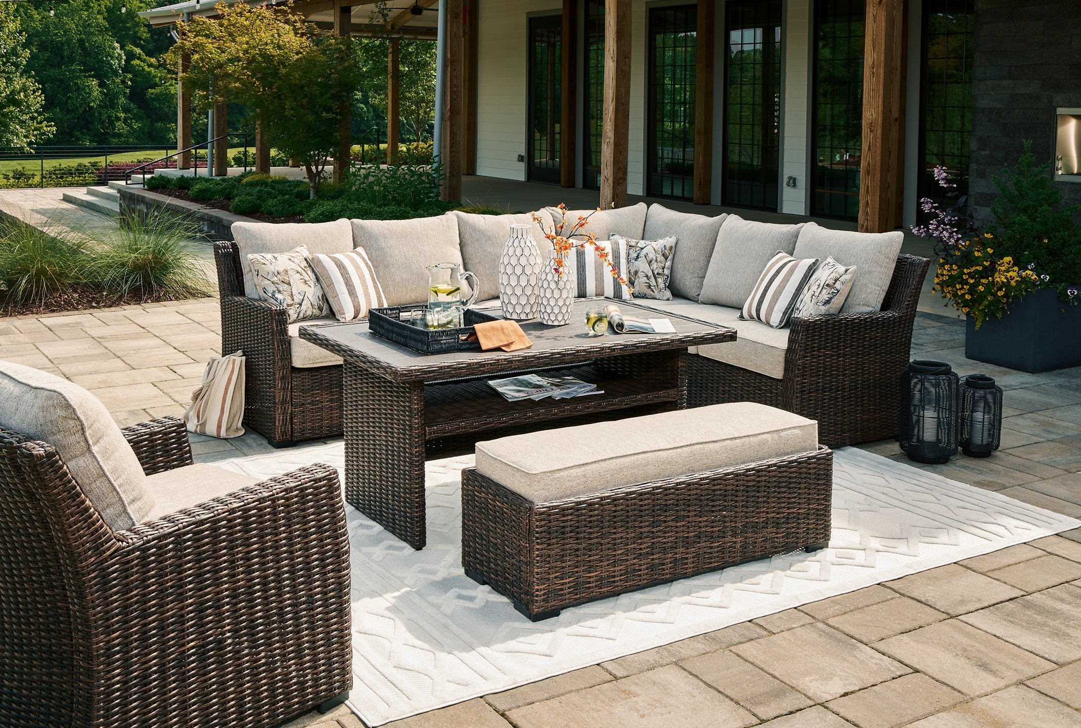 Brook Ranch Outdoor Package - Luxury Home Furniture (MI)