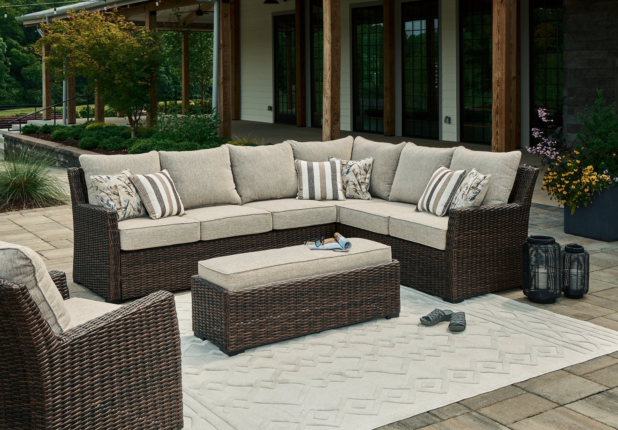 Brook Ranch Outdoor Package - Luxury Home Furniture (MI)