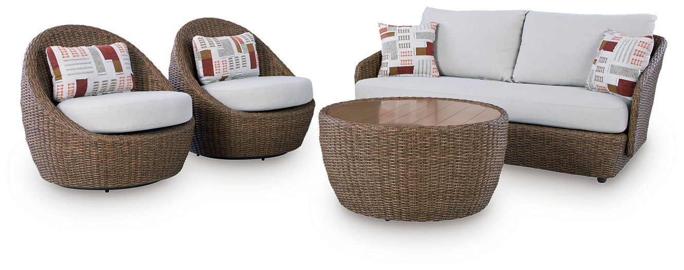 Double Point Outdoor Seating Set - Luxury Home Furniture (MI)