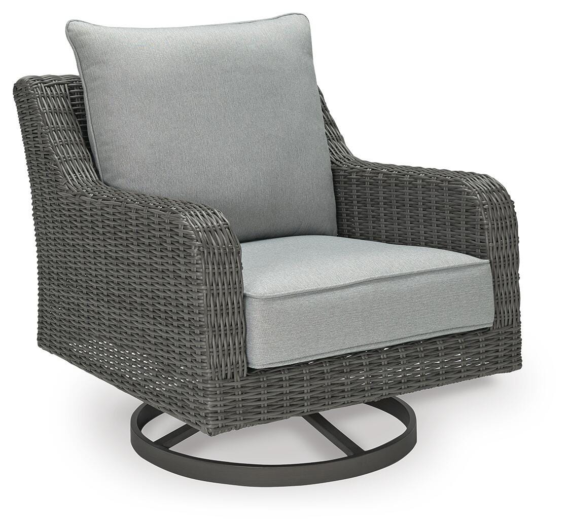 Elite Park Outdoor Swivel Lounge with Cushion - Luxury Home Furniture (MI)
