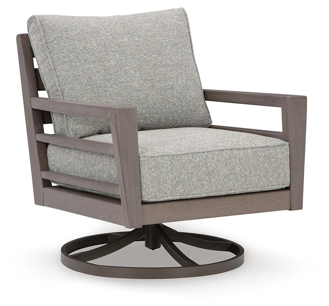 Hillside Barn Outdoor Swivel Lounge with Cushion - Luxury Home Furniture (MI)